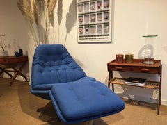 Armchair with Stool Design, Ib Madsen and Acton Schubell