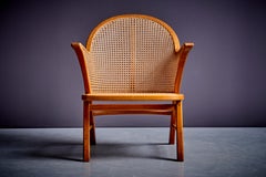 Armchair with Vienna cane weaving by Frits Schlegel