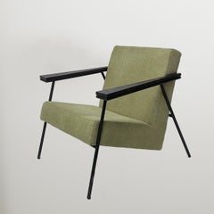 Fauteuil en bois plaqué 1980 meubles de jeunesse salon mid-century contemporain