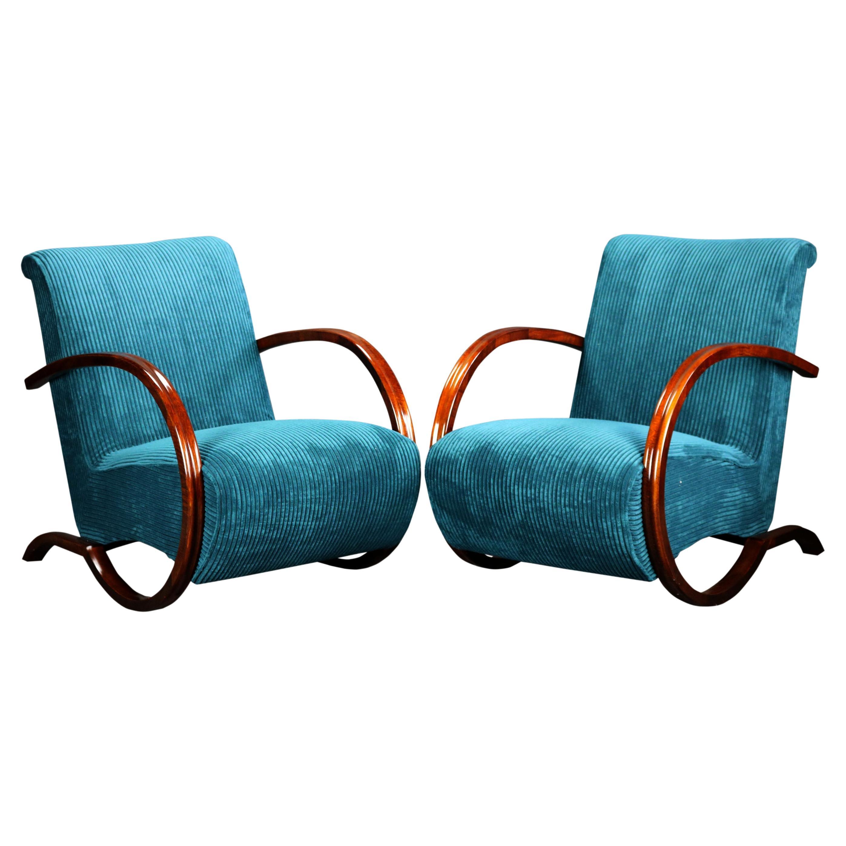 2er-Set Sessel, entworfen von Jindrich Halabala im Angebot