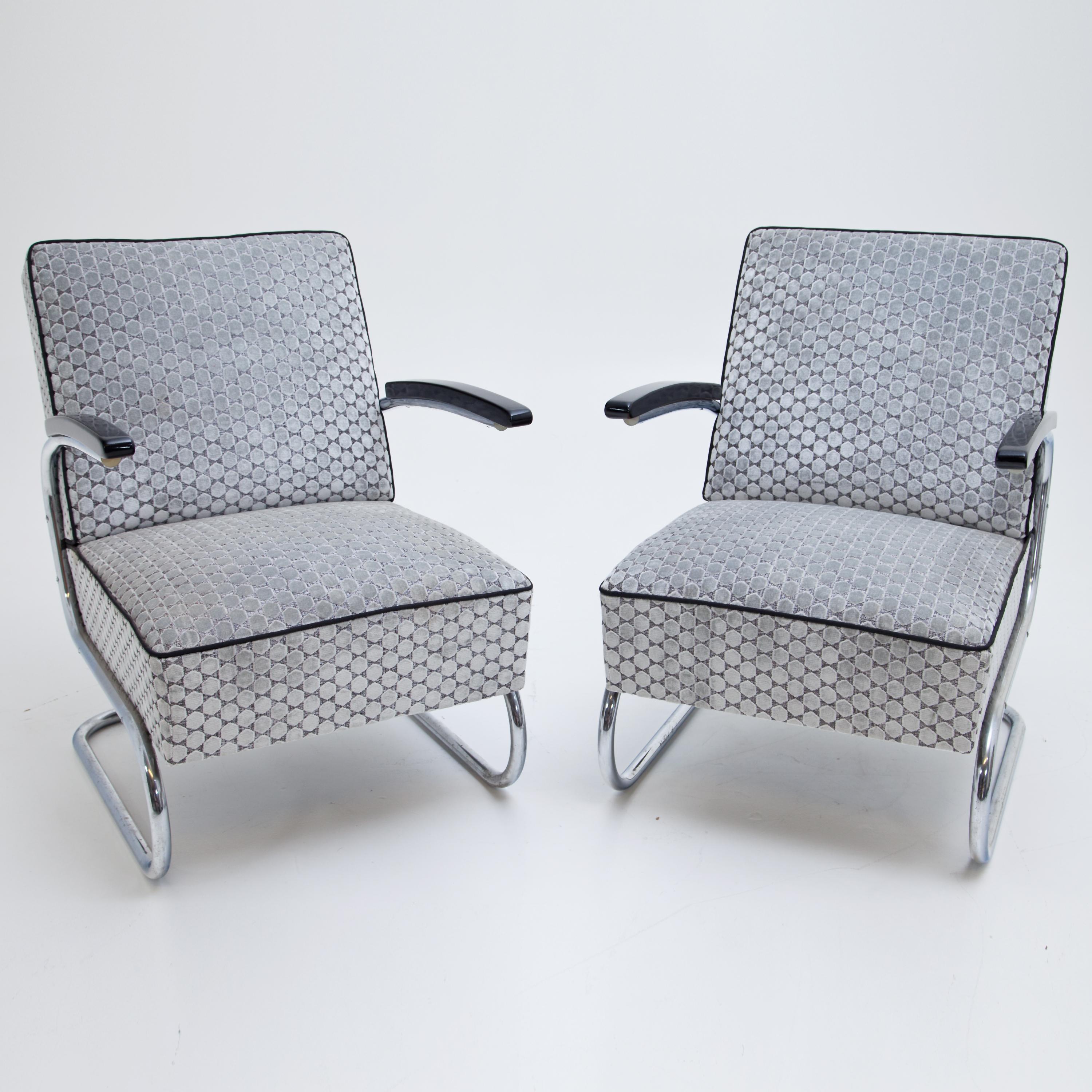 European Armchairs after Thonet S411, Mid-Century 20th Century