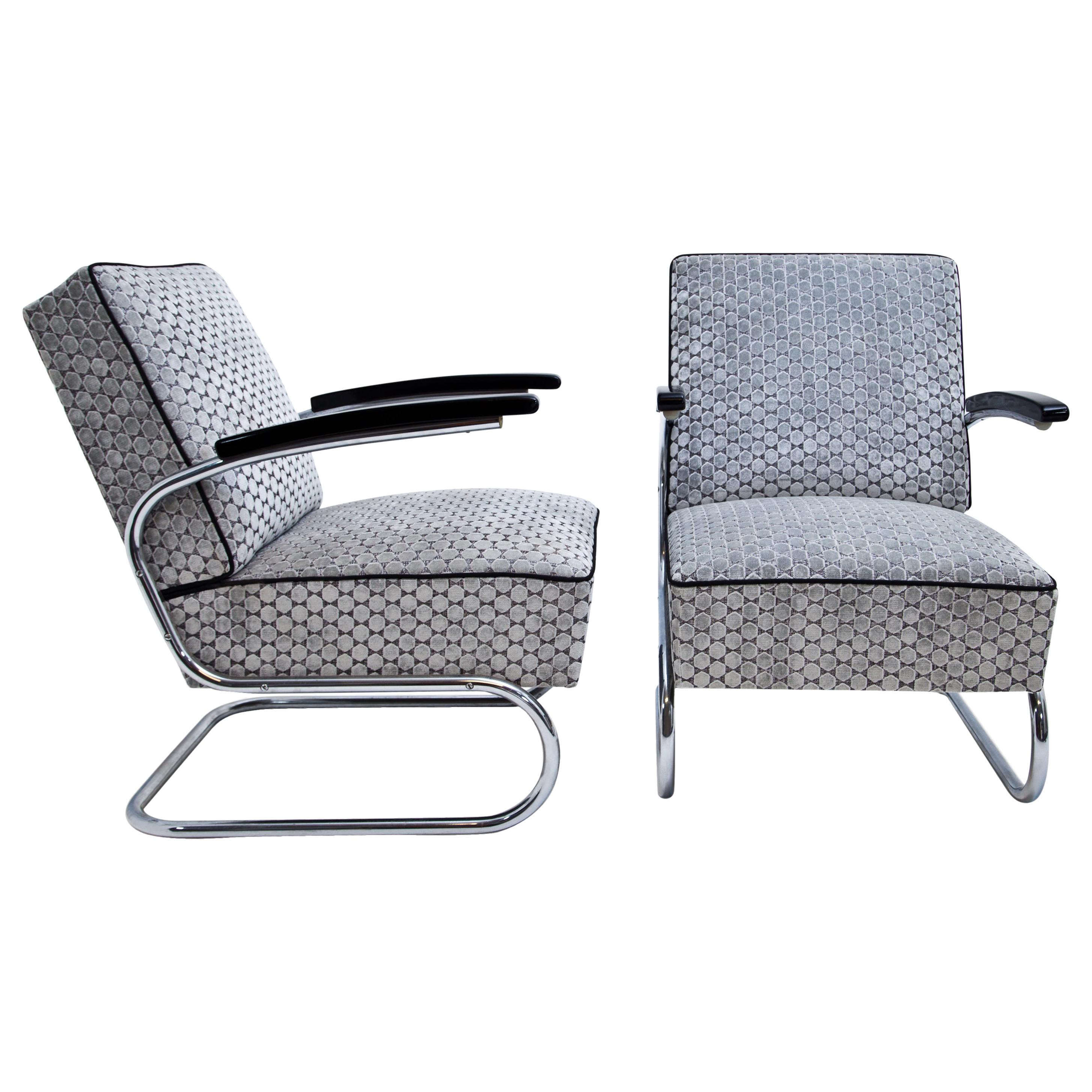 Armchairs after Thonet S411, Mid-Century 20th Century