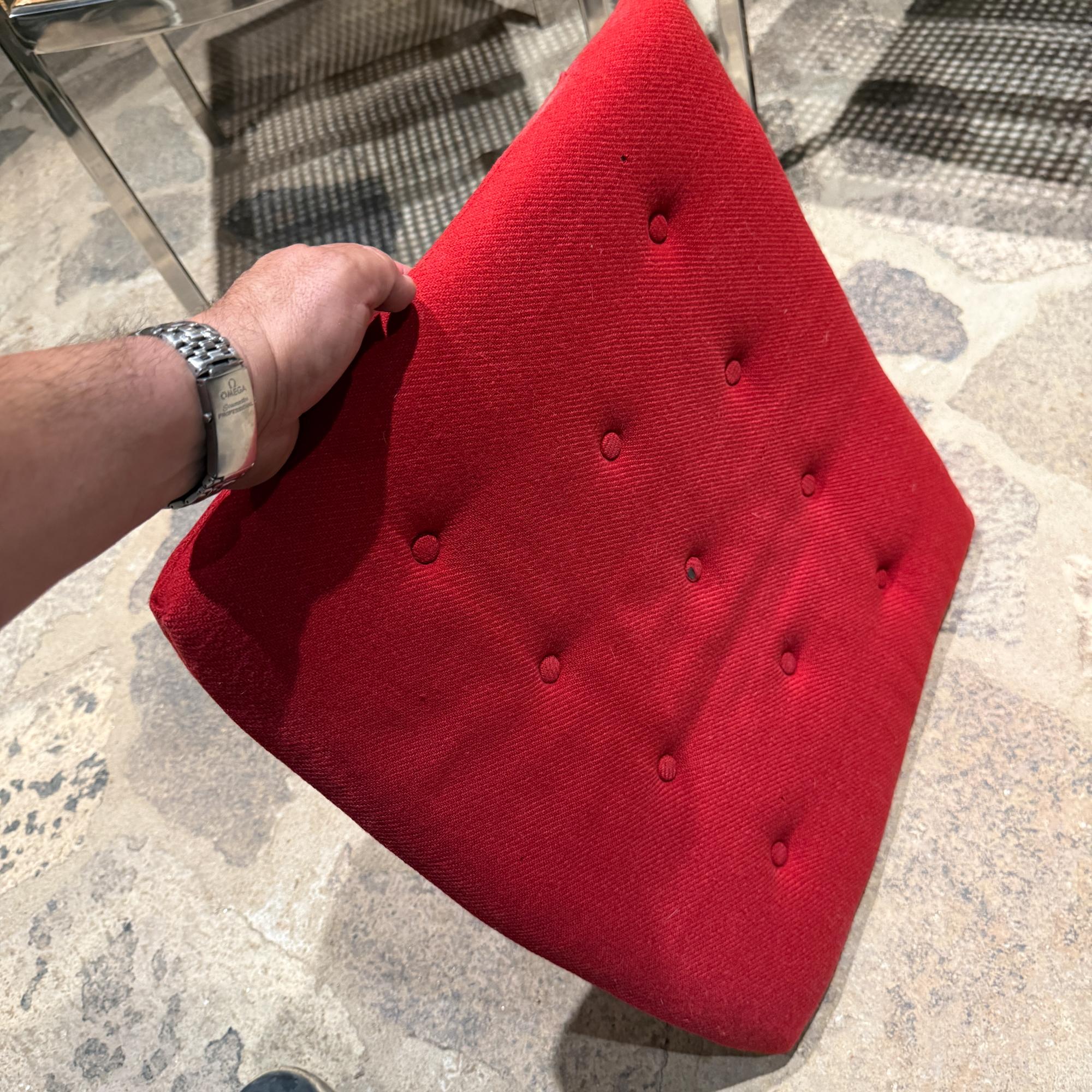 Patinated Armchairs Attributed to Milo Baughman.Mid-Century Modern Chrome and Cane For Sale