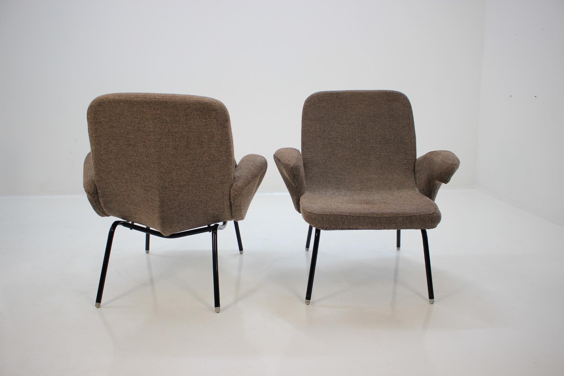 Mid-20th Century Armchairs by Alan Fuchs, Set of Two, 1961