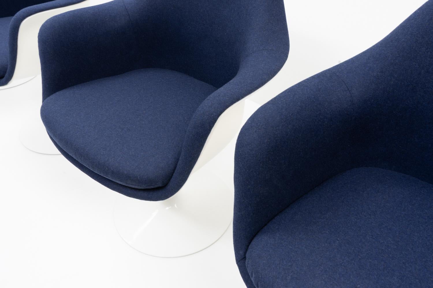 Poltrone di Eero Saarinen per Knoll Swiss Production, anni '70 - set di 4 in vendita 4
