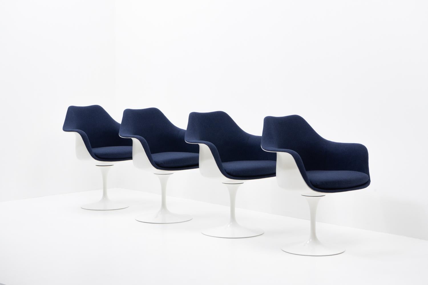 Svizzero Poltrone di Eero Saarinen per Knoll Swiss Production, anni '70 - set di 4 in vendita