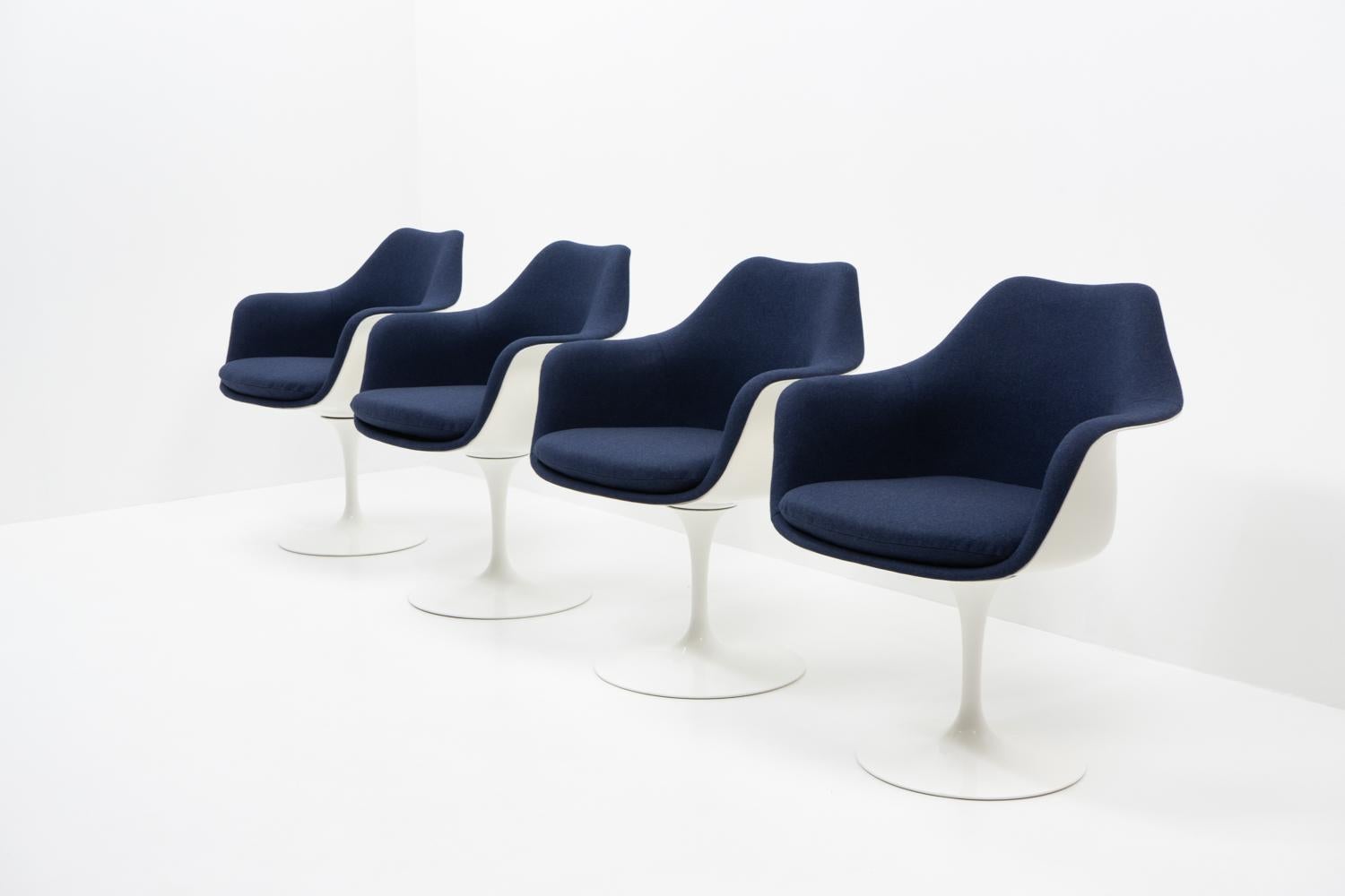 Poltrone di Eero Saarinen per Knoll Swiss Production, anni '70 - set di 4 In condizioni buone in vendita a Renens, CH