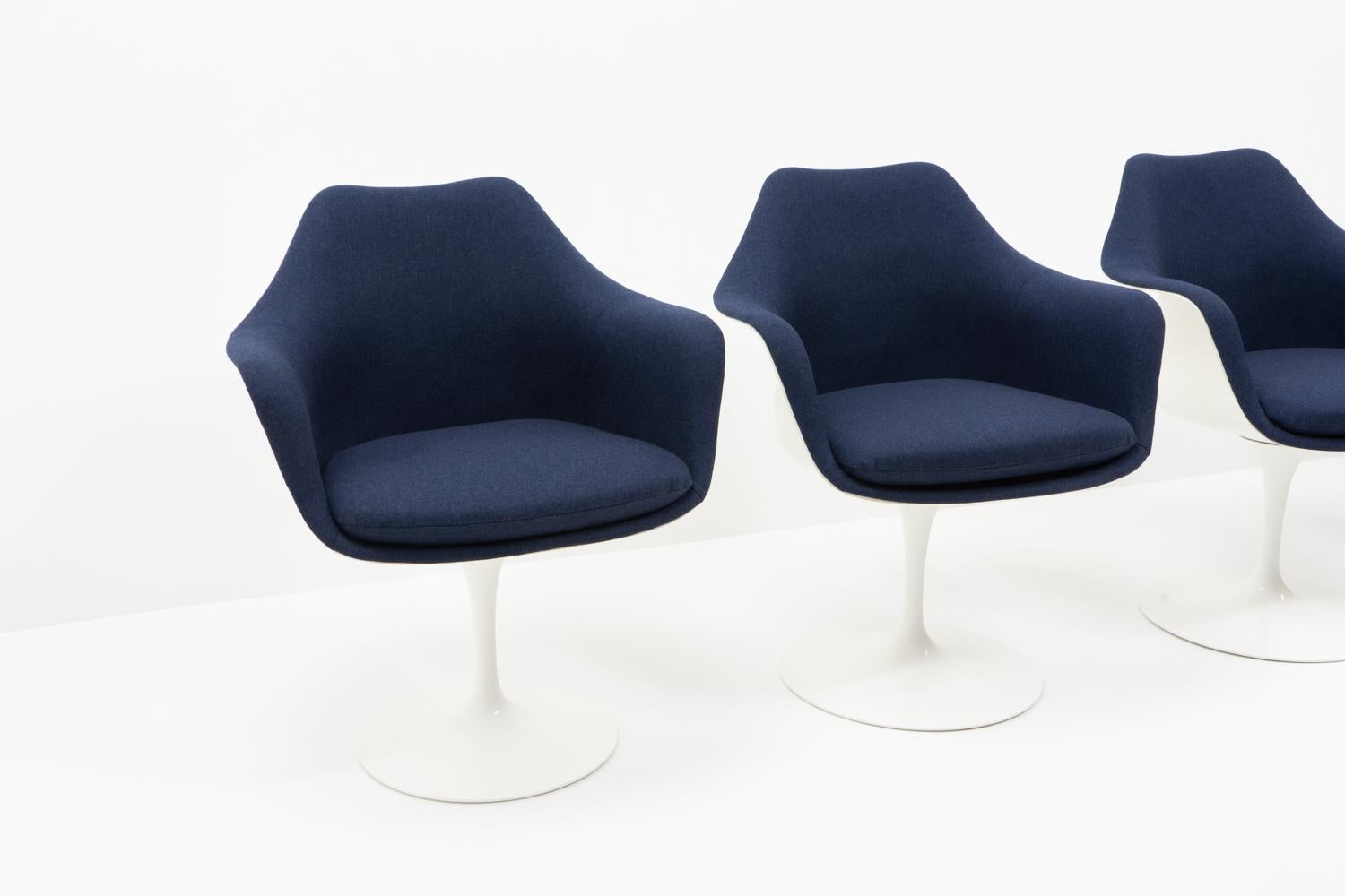 Poltrone di Eero Saarinen per Knoll Swiss Production, anni '70 - set di 4 in vendita 2