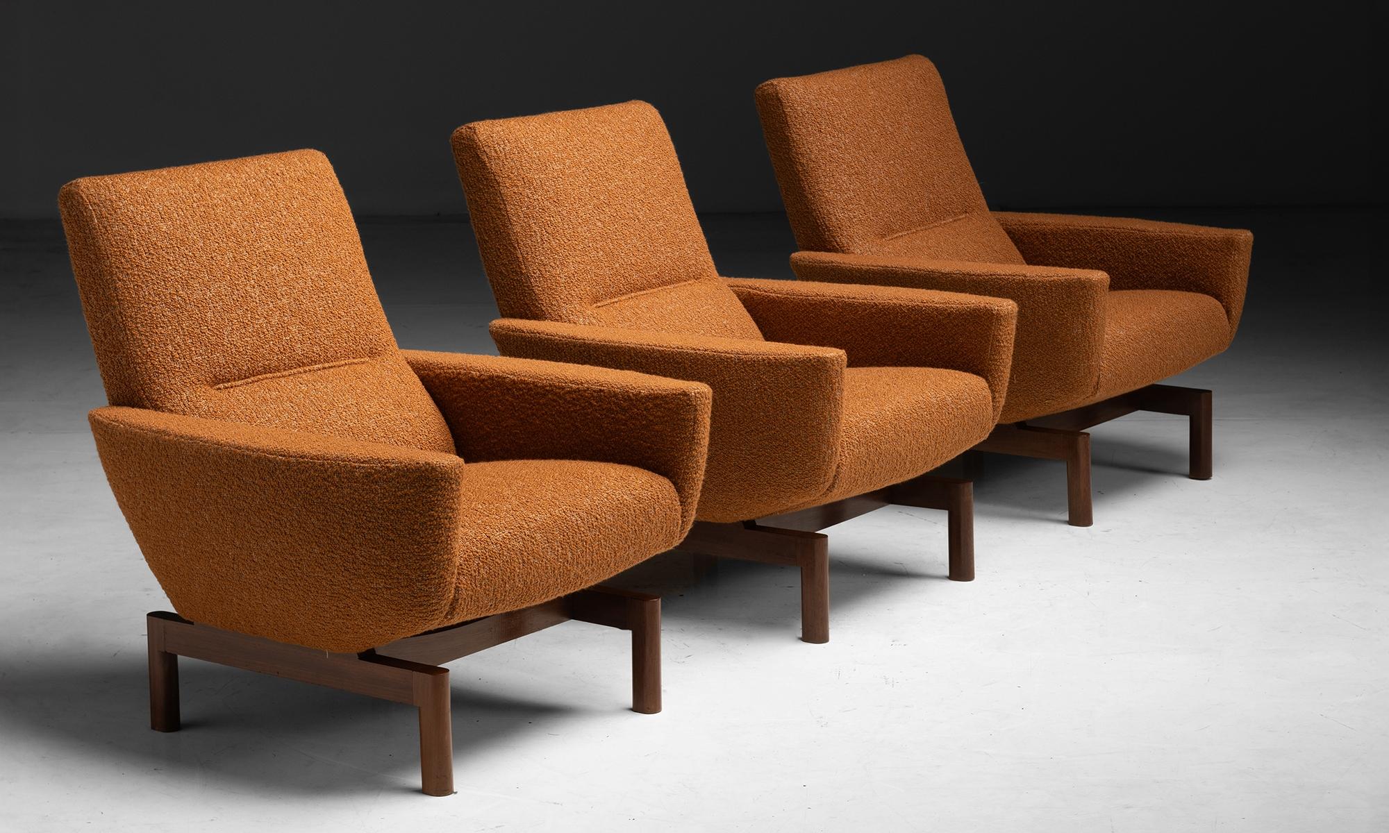 Milieu du XXe siècle Fauteuils par Geneviève Dangles, France circa 1950