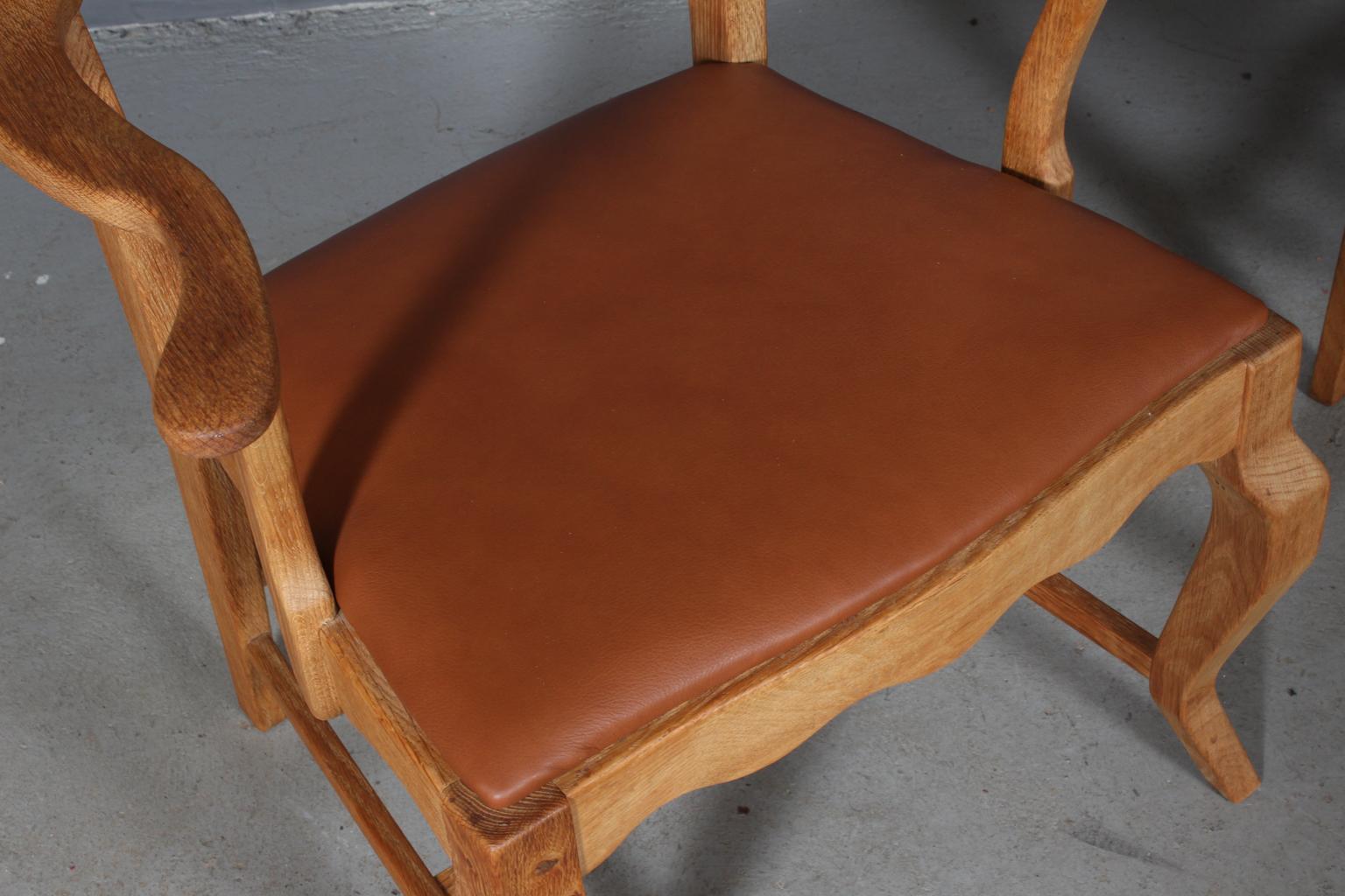 Armchairs by Henning Kjærnulf In Good Condition In Esbjerg, DK
