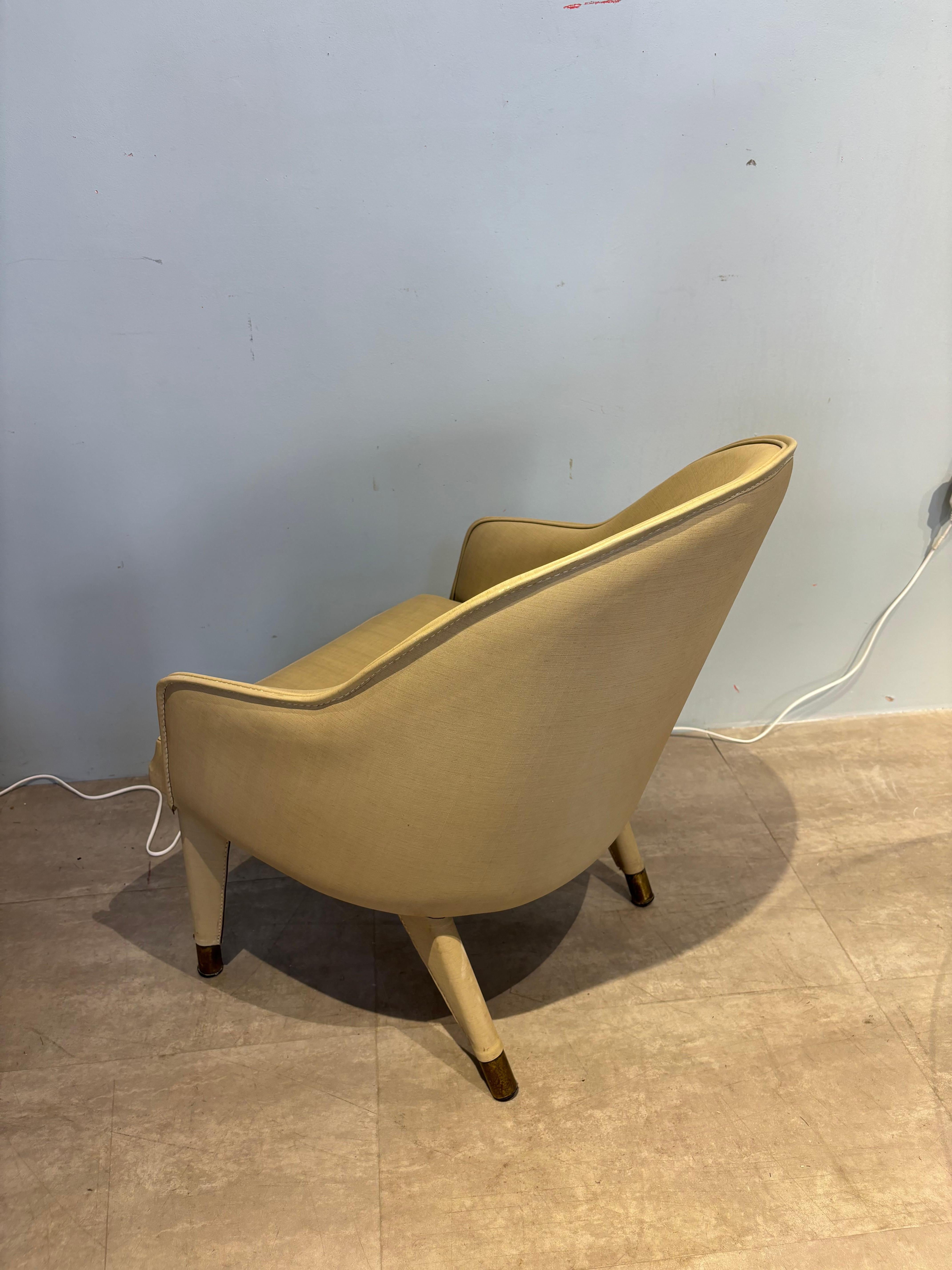 Fauteuils de Jacques Adnet en vente 3