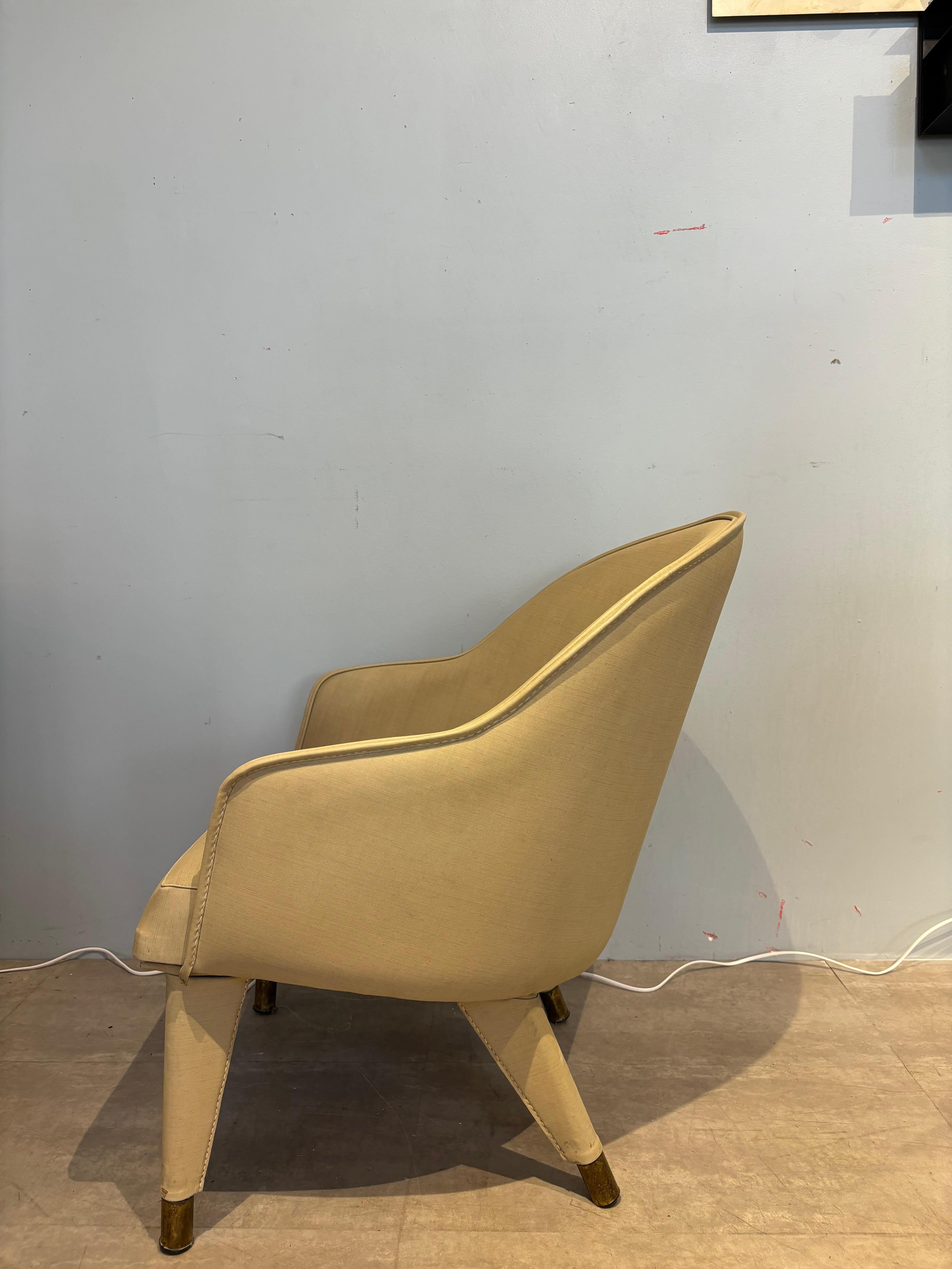 Fauteuils de Jacques Adnet en vente 4