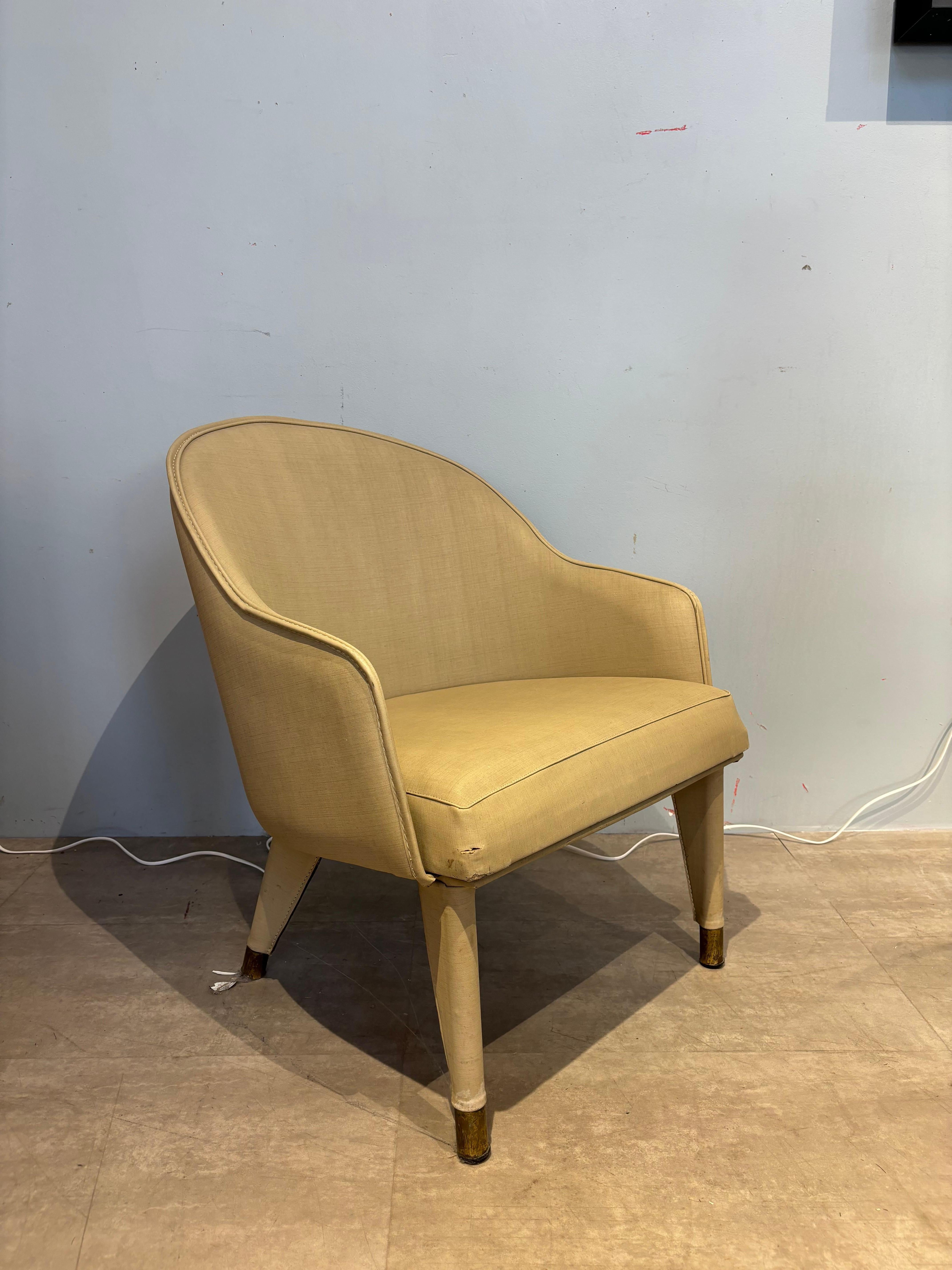 Mid-Century Modern Fauteuils de Jacques Adnet en vente