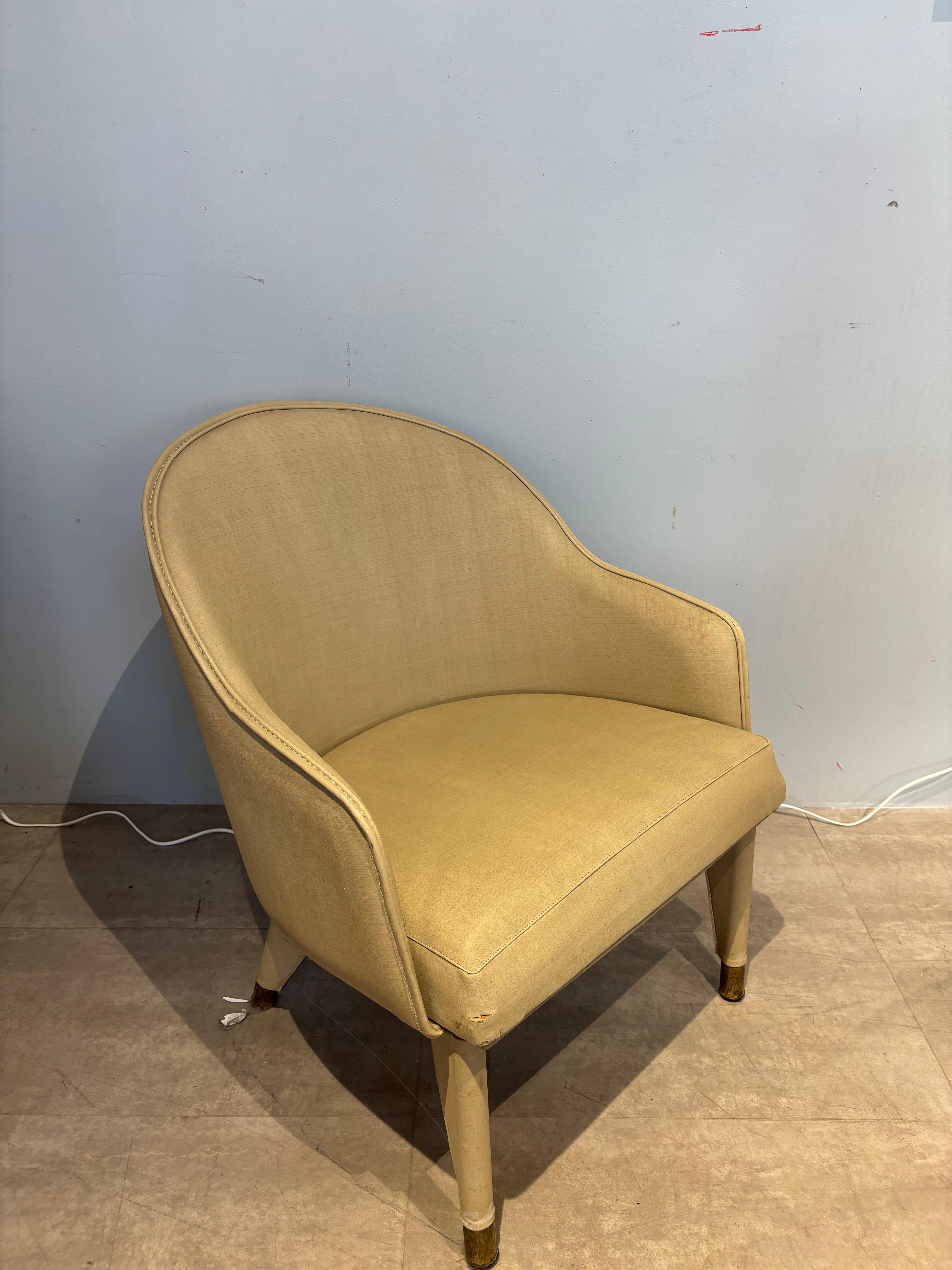 Français Fauteuils de Jacques Adnet en vente