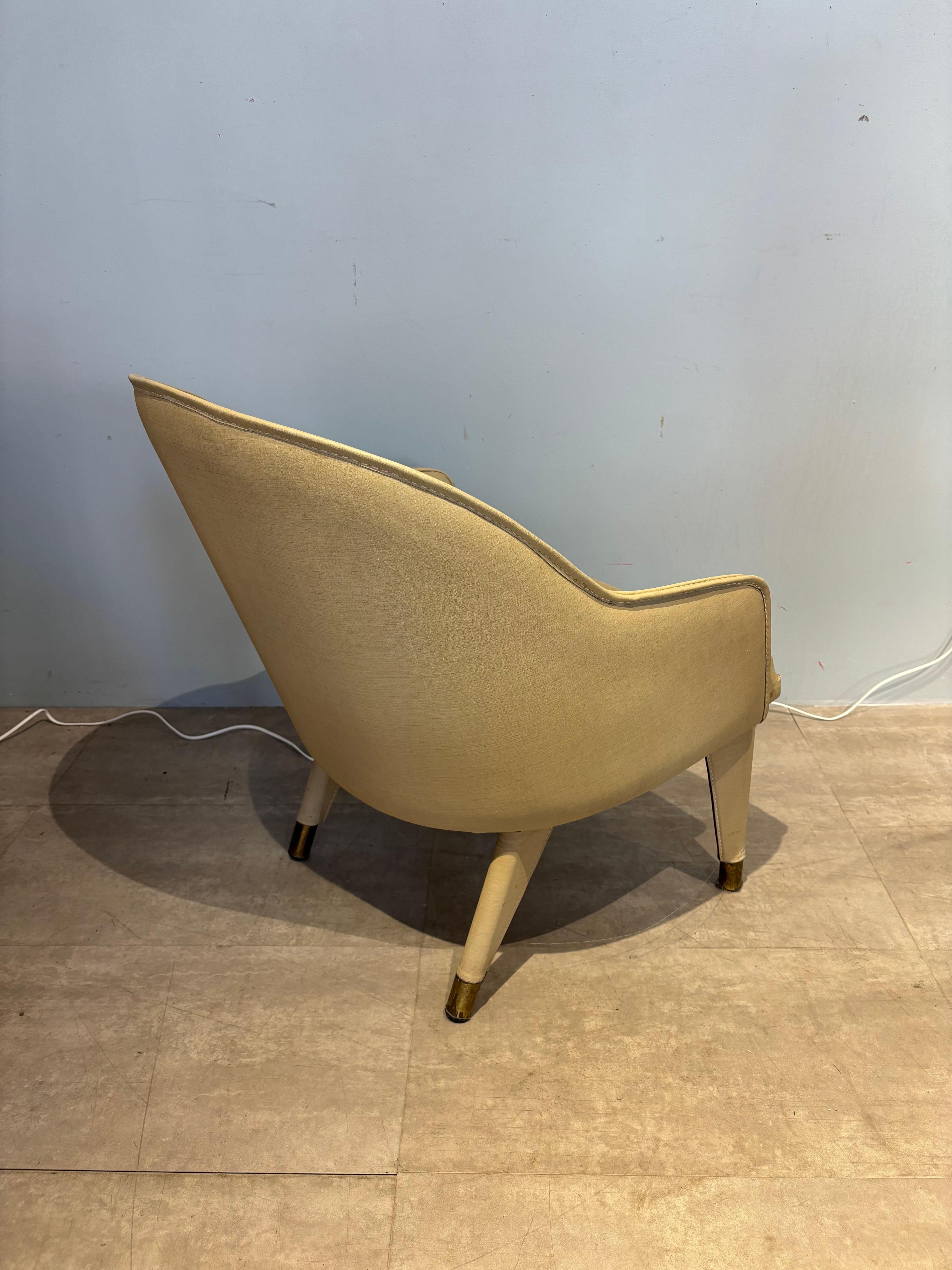 Fauteuils de Jacques Adnet en vente 1