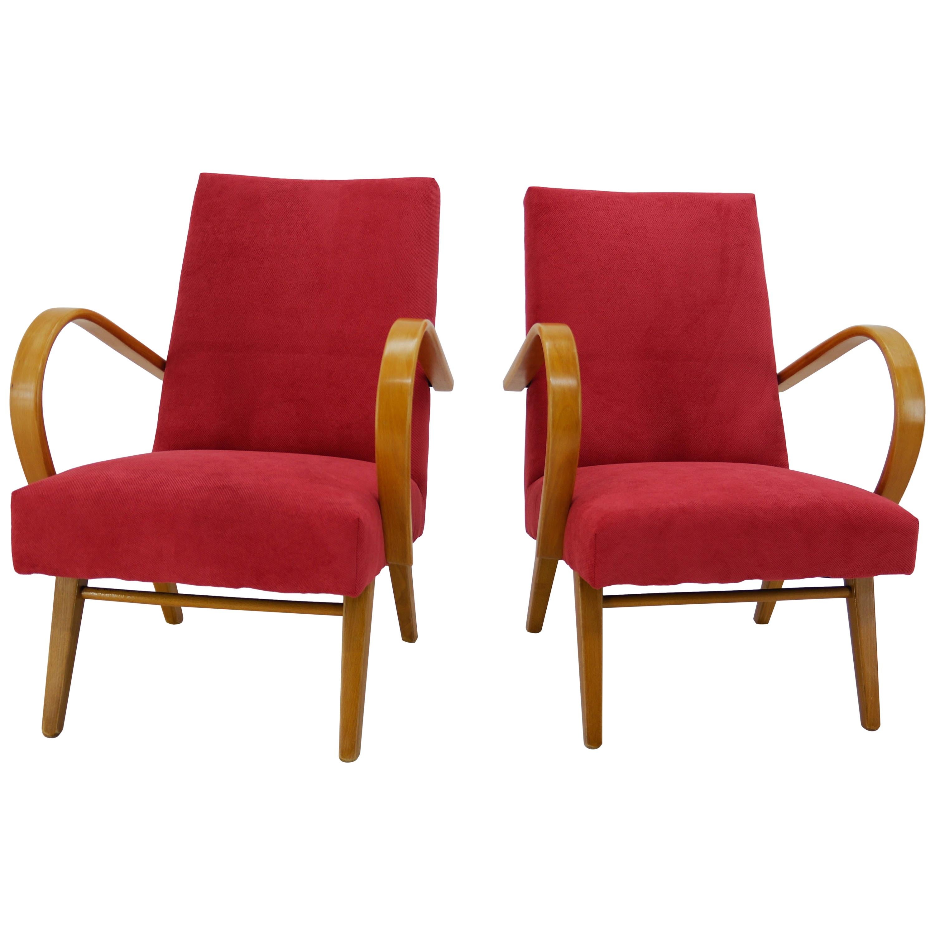 Armchairs by Jaroslav Smidek, 1960s, Set of Two