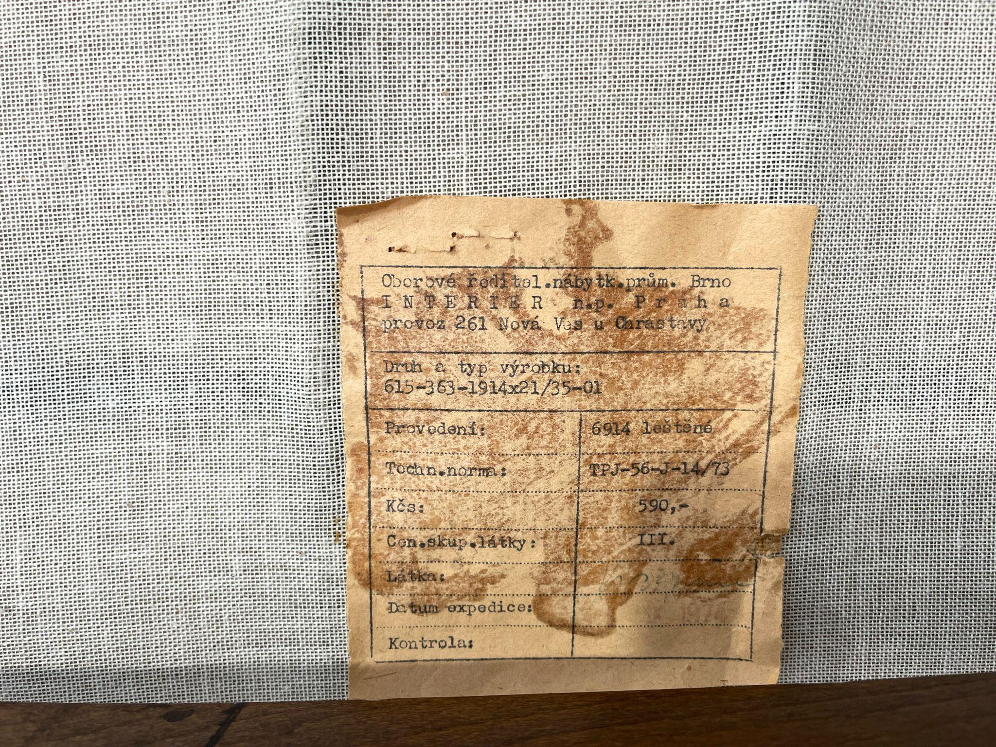 Poltrone di Jiří Jiroutek - Interiér Praha, anni '60-'70 in vendita 12