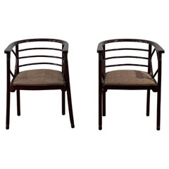 Antique Armchairs by Josef Hoffmann, 1890s, Set of 2