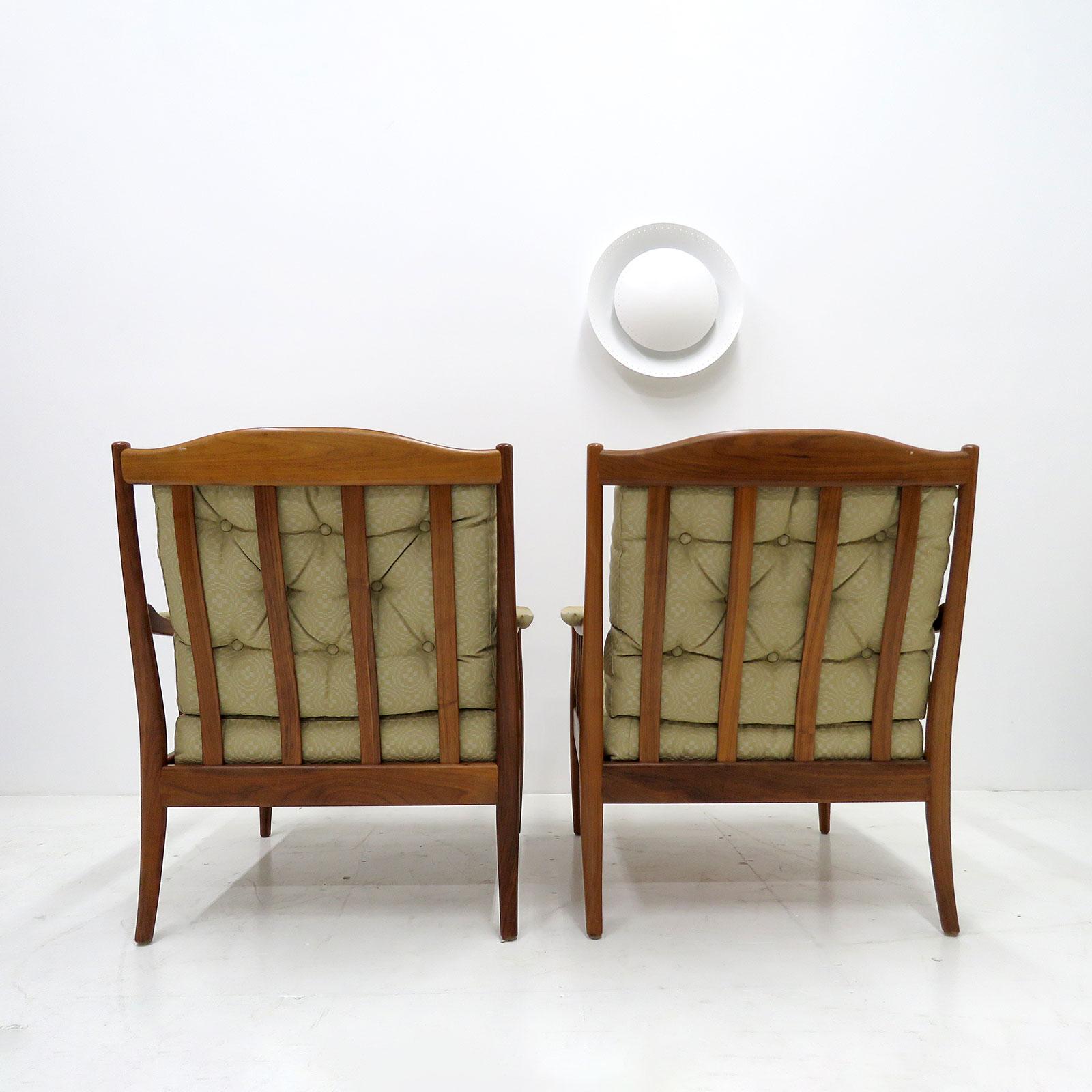 Swedish Armchairs by Kerstin Hörlin-Holmquist for OPE Möbler, 1960 For Sale