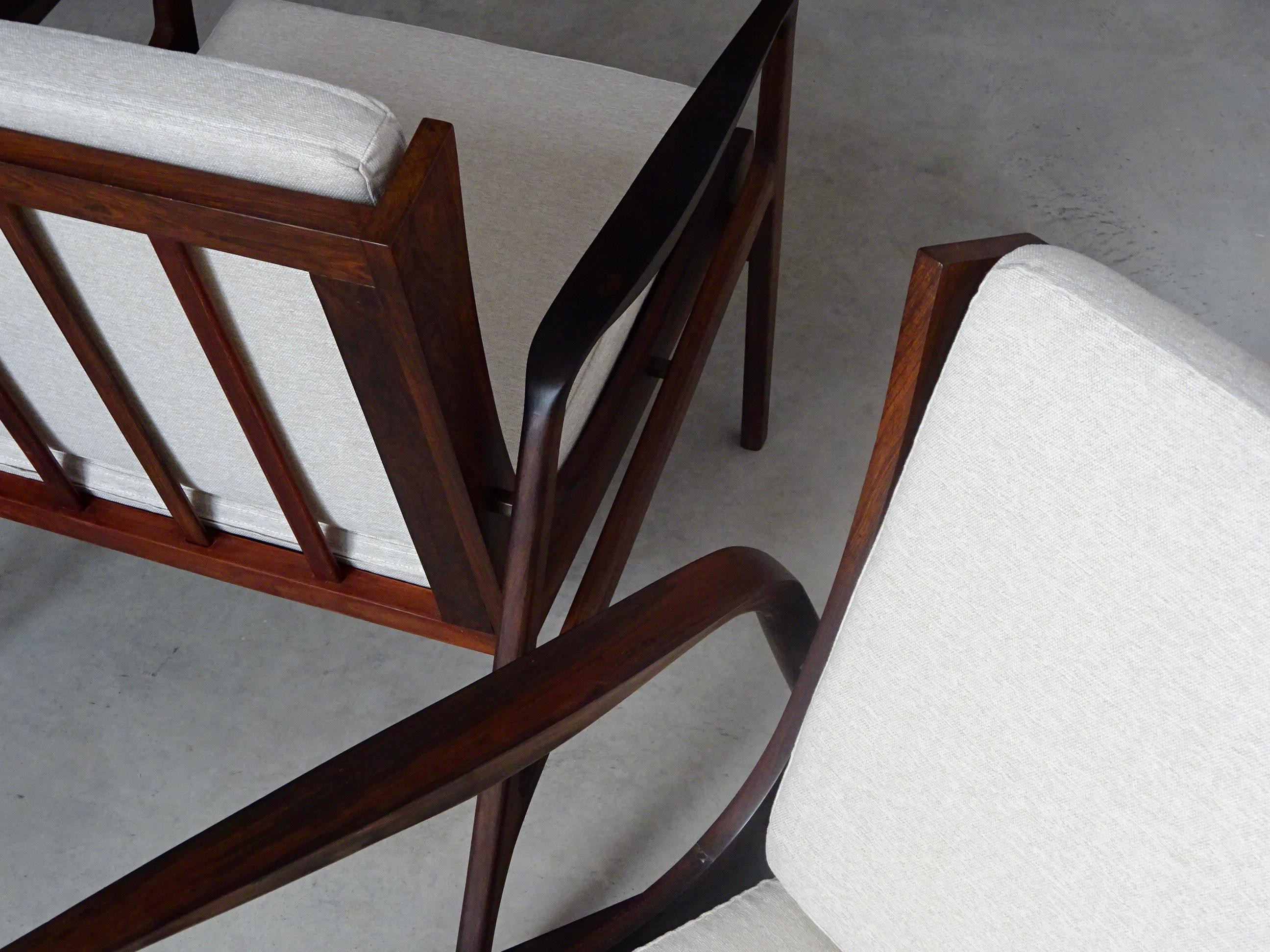 Armchairs by “Liceu de Artes e Ofícios”, Brazil 1960s.  For Sale 1