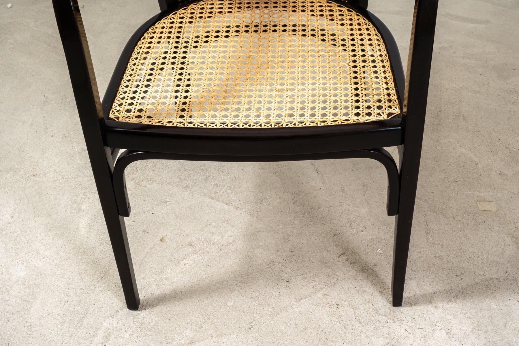 Leather Armchairs by Marcel Kammerer for Thonet