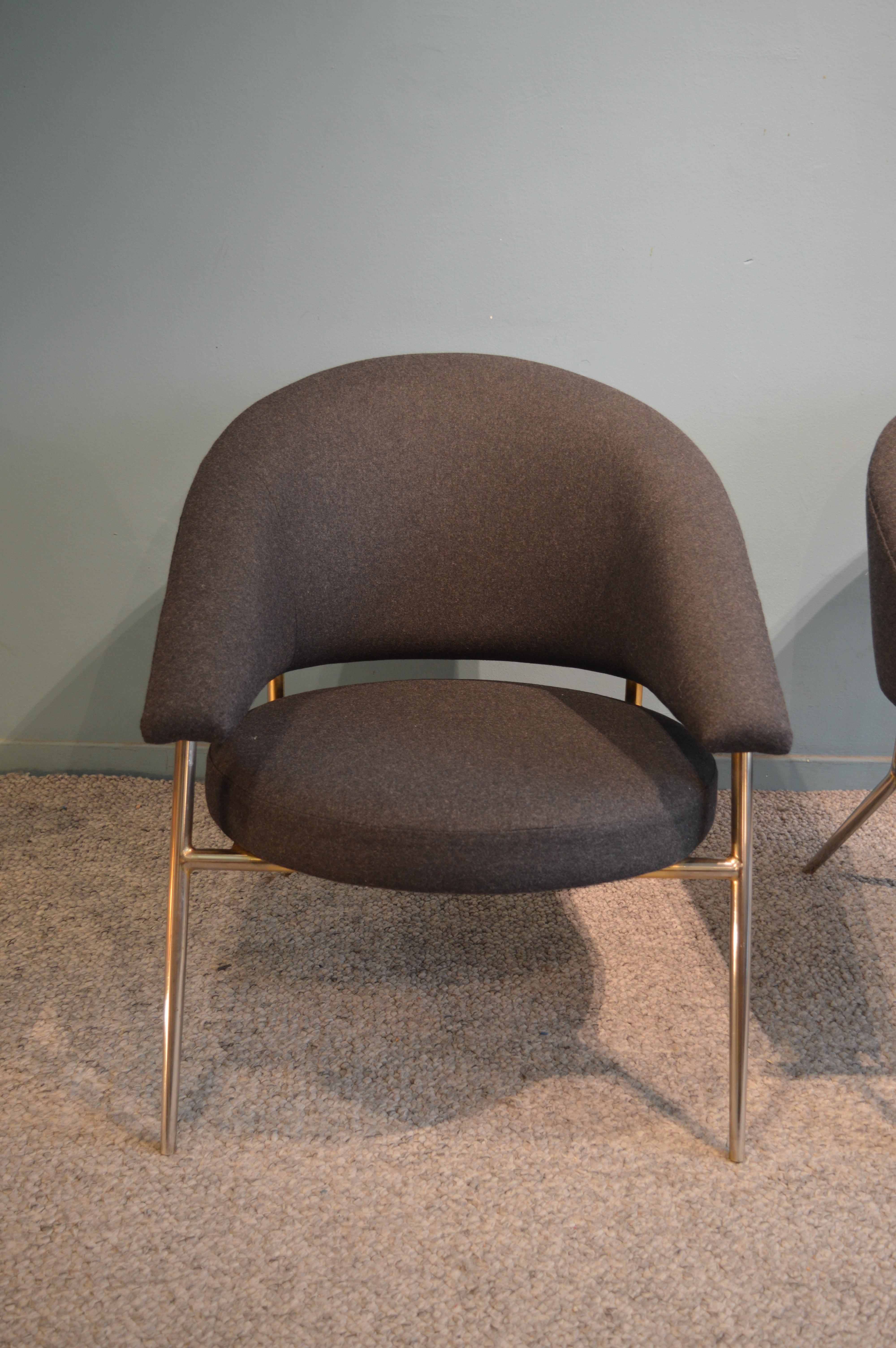 Armchairs by Maurice Cabrol For Sale 2