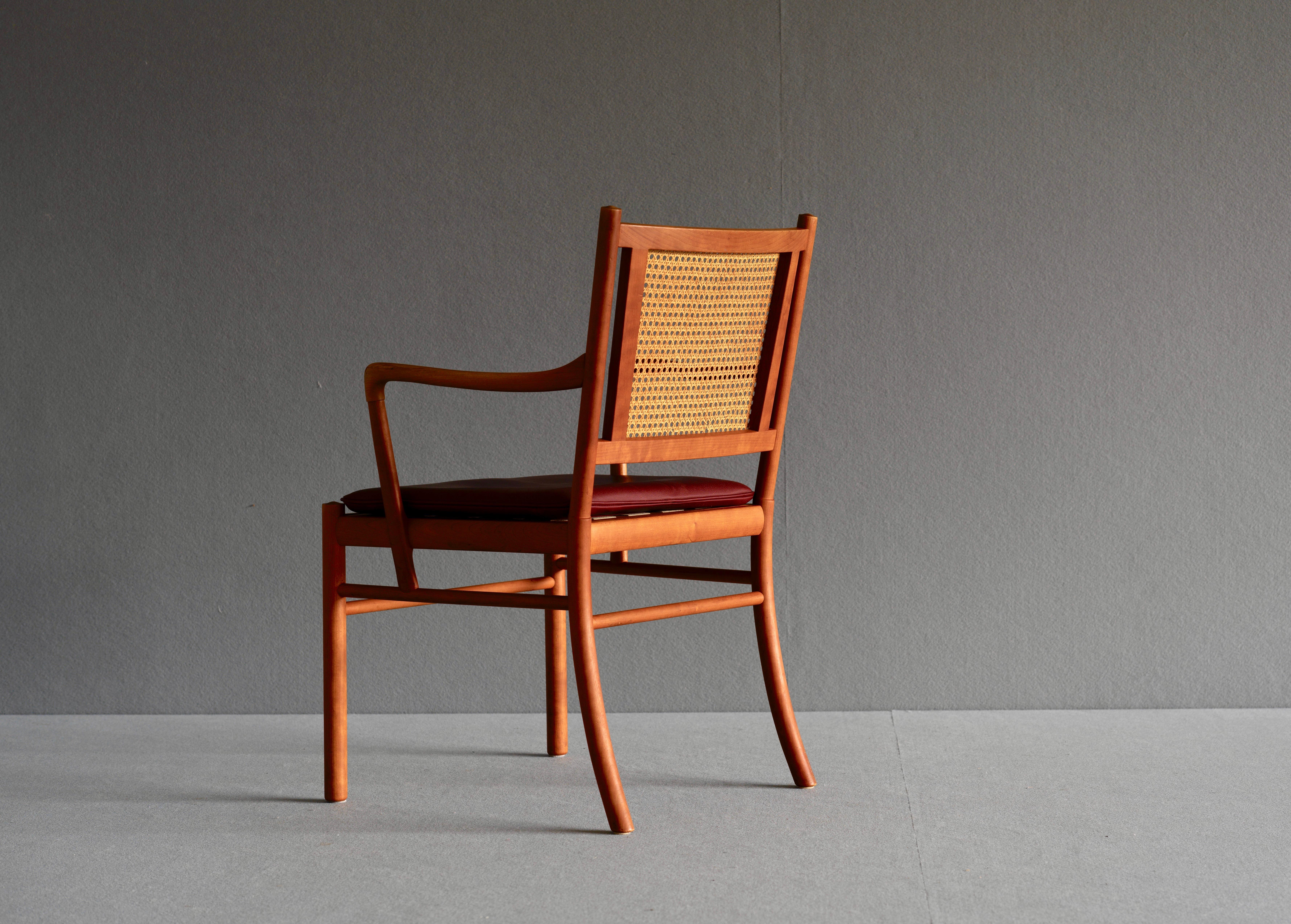 Danish Armchairs by Ole Wanscher for P Jepperson For Sale