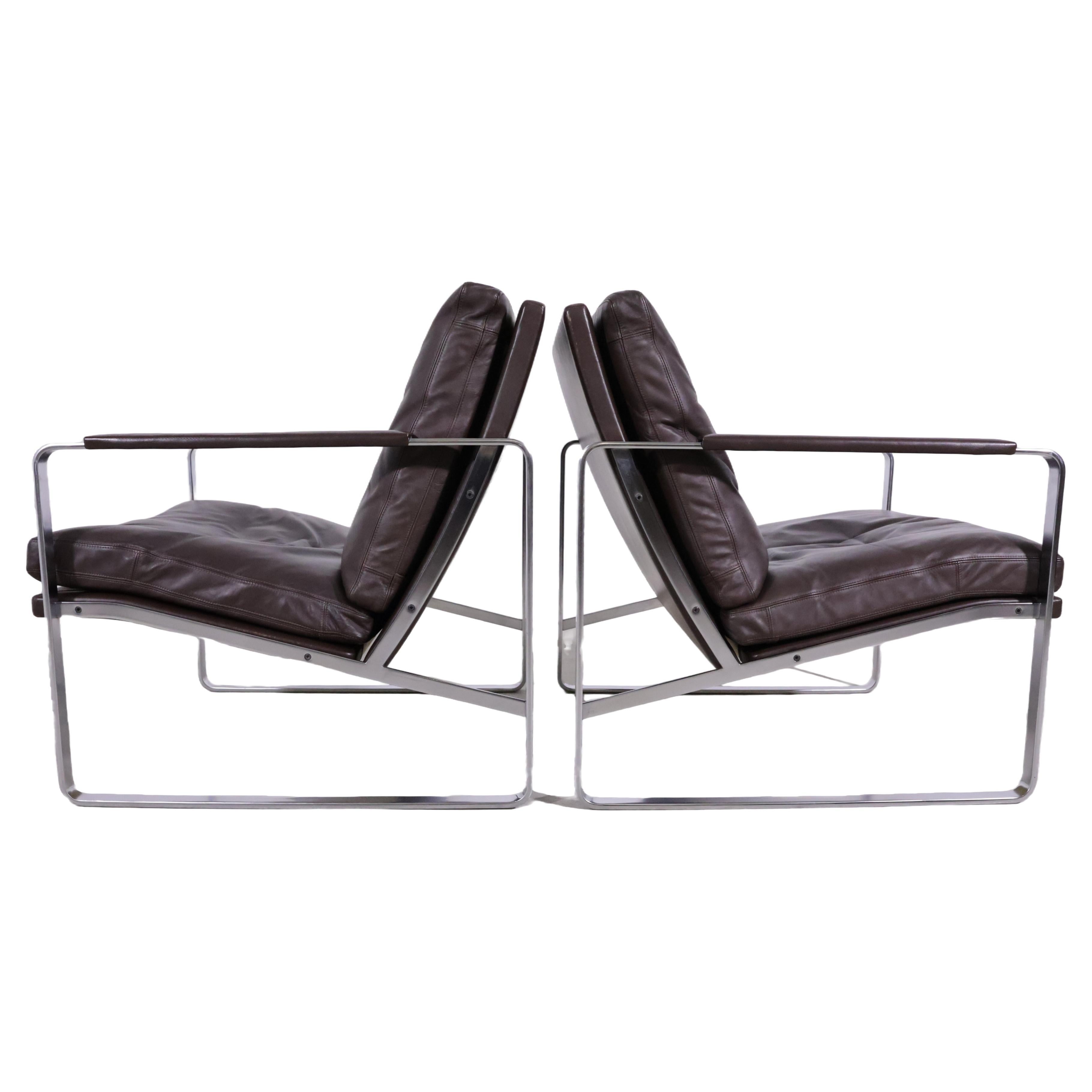 Armchairs by Preben Fabricius & Jørgen Kastholm for Arnold Exclusiv For Sale