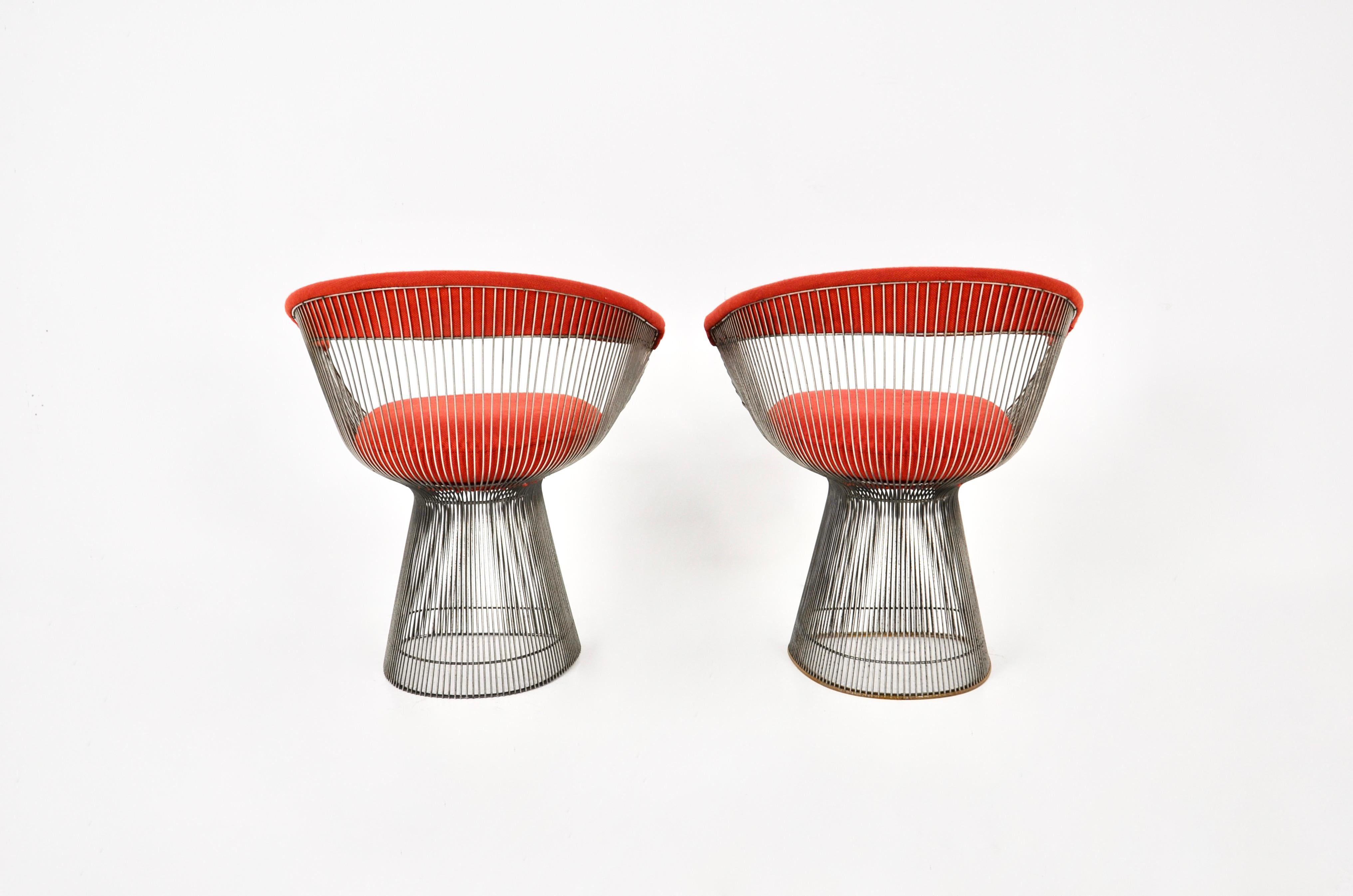 Mid-20th Century Chairs by Warren Platner for Knoll International, 1960s, set of 2