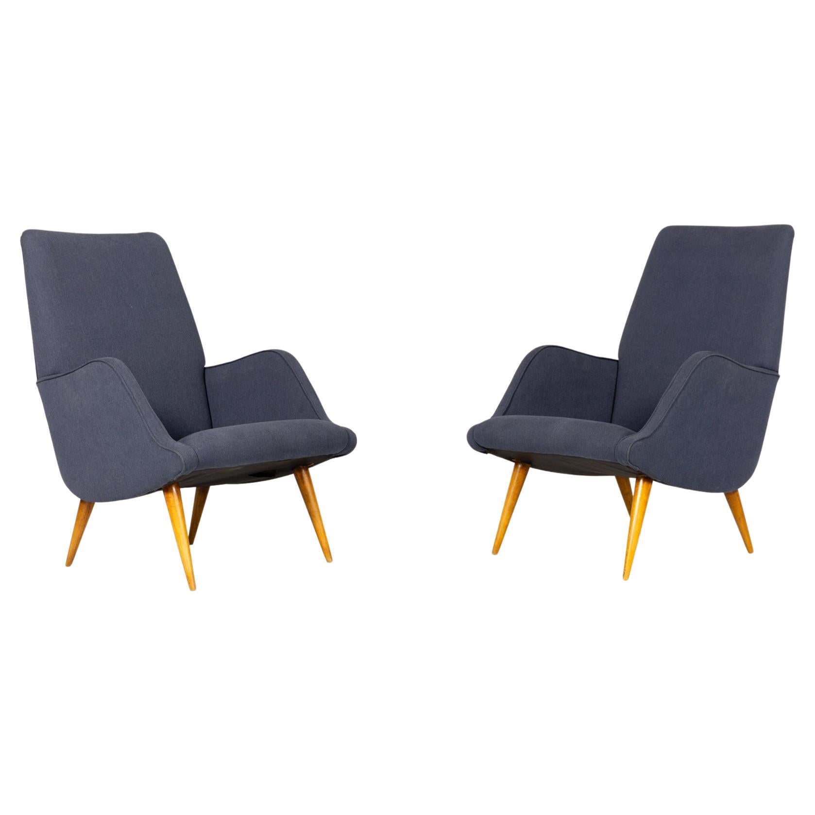 Armchairs Carlo de Carli, 1955