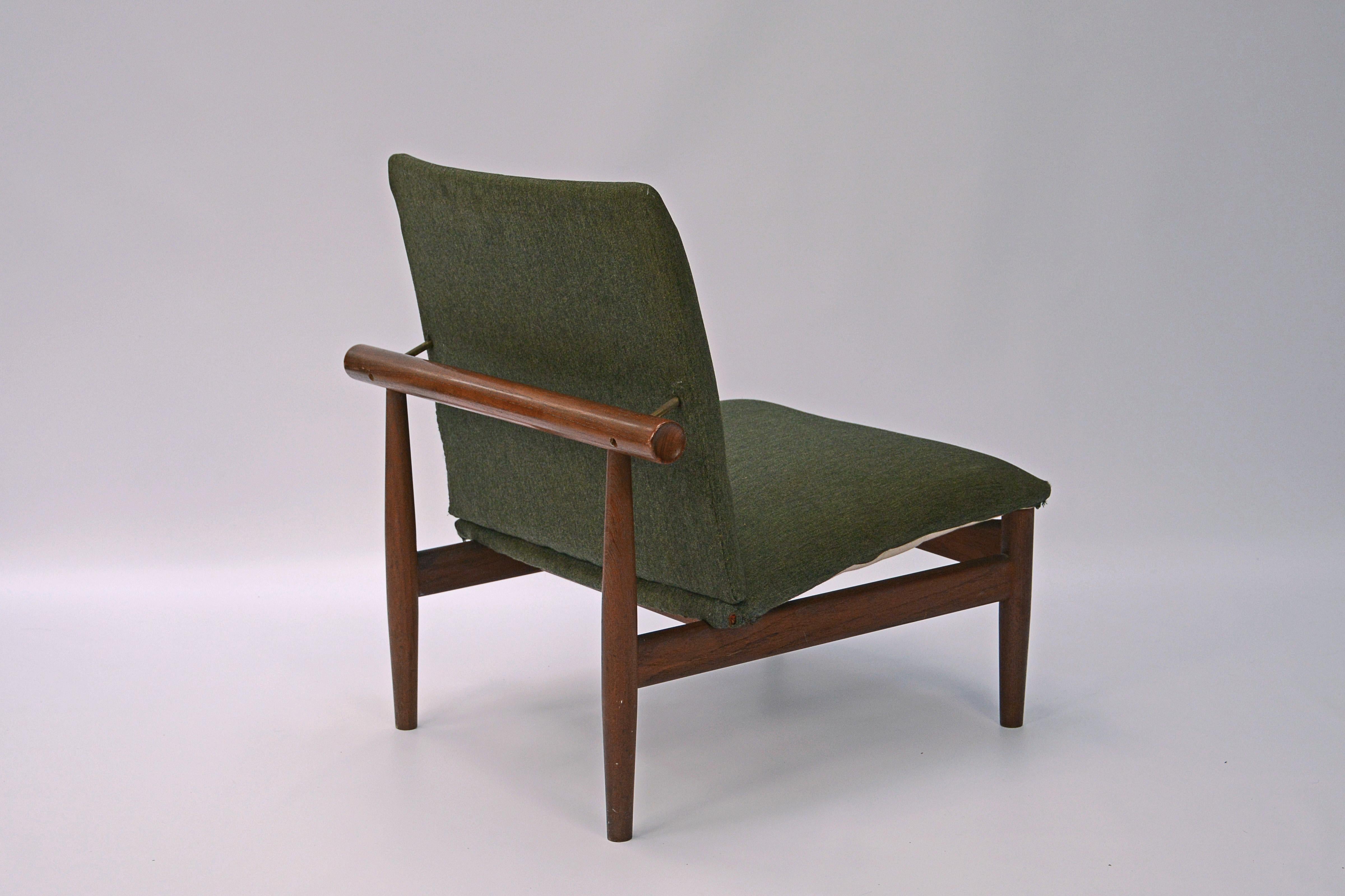 Sessel entworfen von Finn Juhl von France & Son (Moderne der Mitte des Jahrhunderts) im Angebot