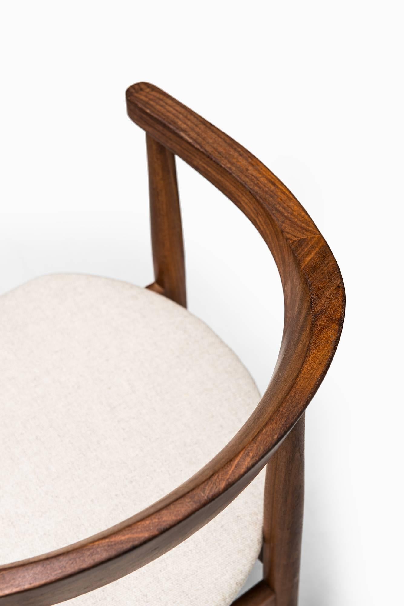 Fabric Armchairs Designed by Bondo Gravesen Produced by Bondo Gravesen in Denmark