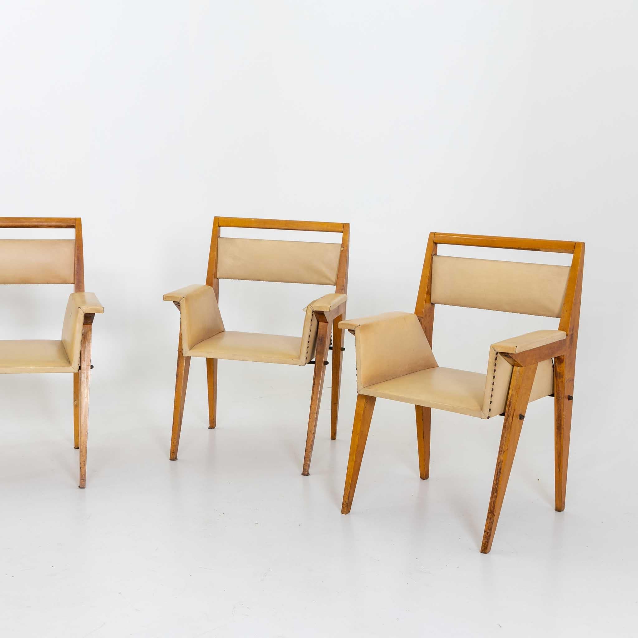 Moderne Fauteuils, conçus par Vittorio Armellini, Italie, milieu du XXe siècle en vente