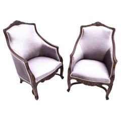Armchairs, France, circa 1890.