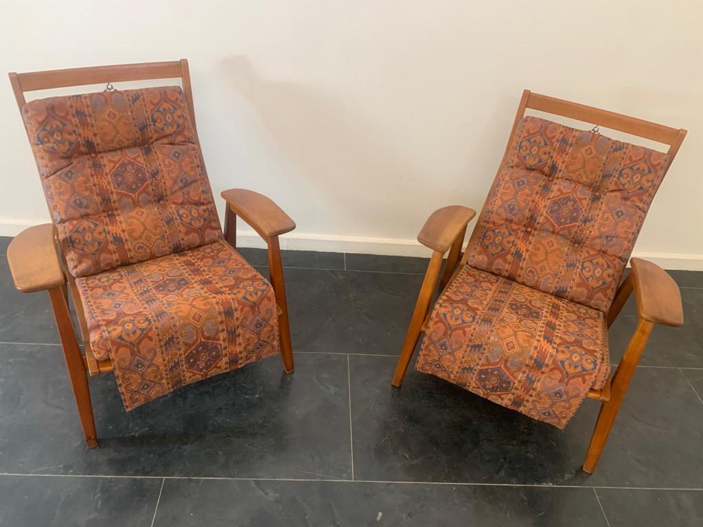 Mid-Century Modern Armchairs from Cerruti, Lissone, 1950s, Set of 2 For Sale
