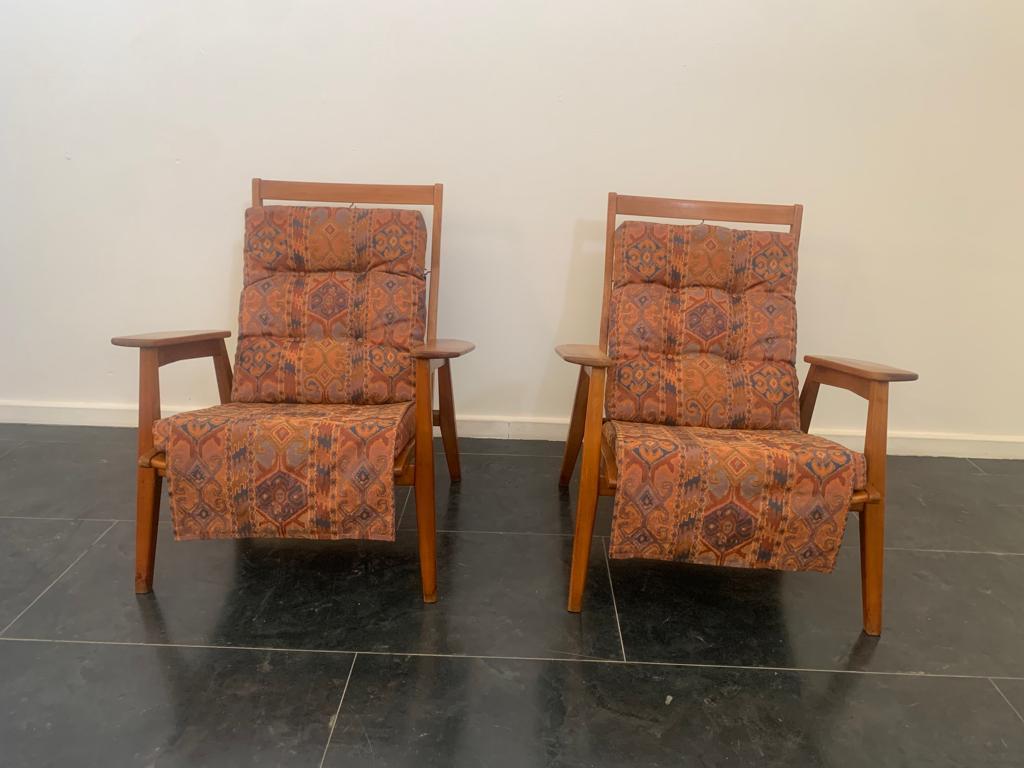 Mid-20th Century Armchairs from Cerruti, Lissone, 1950s, Set of 2 For Sale