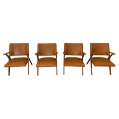 Vintage Armchairs from the Real, 1960s, Set of 4