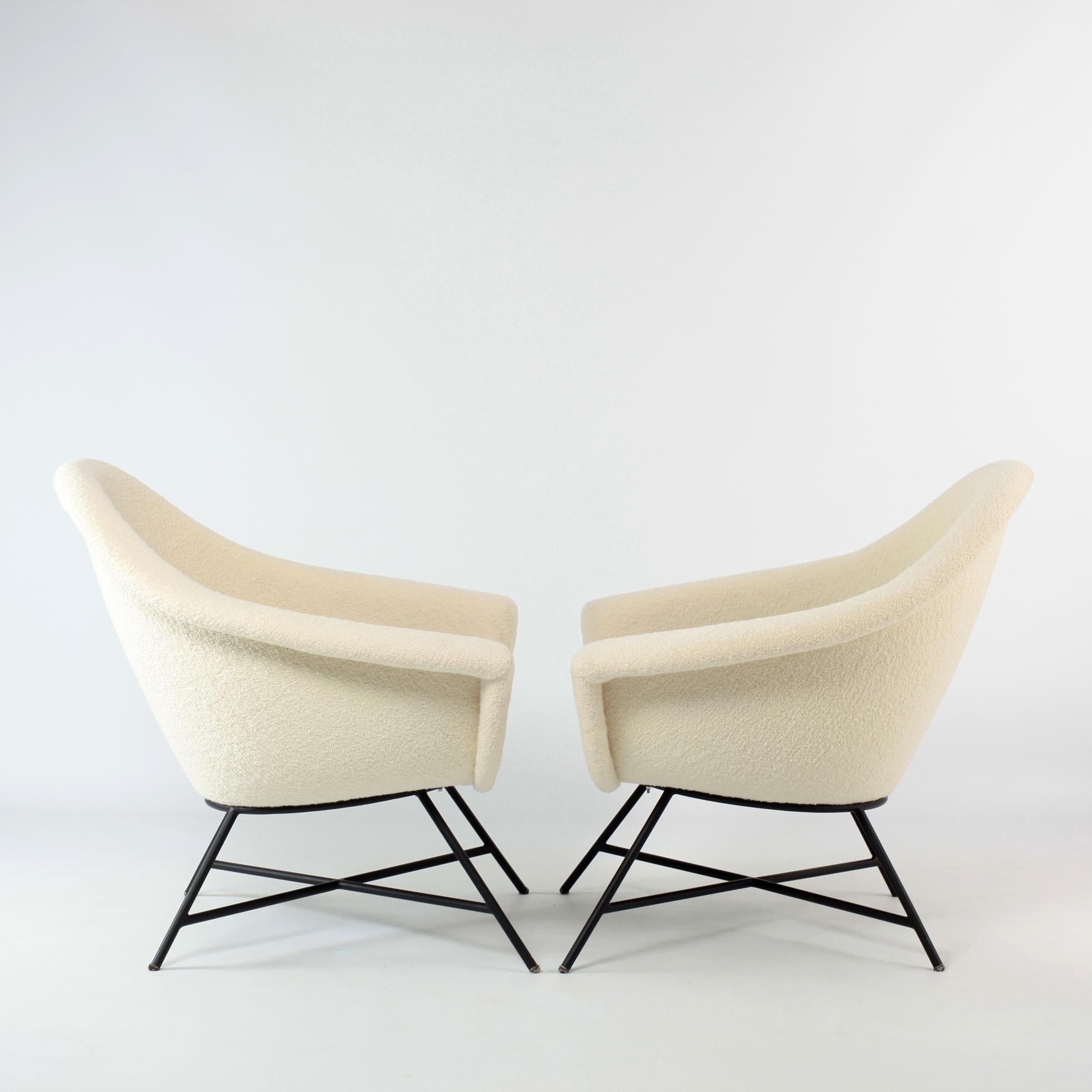 French Armchairs Dangles & Defrance for Burov, 1950s In Good Condition In Saint  Ouen, FR