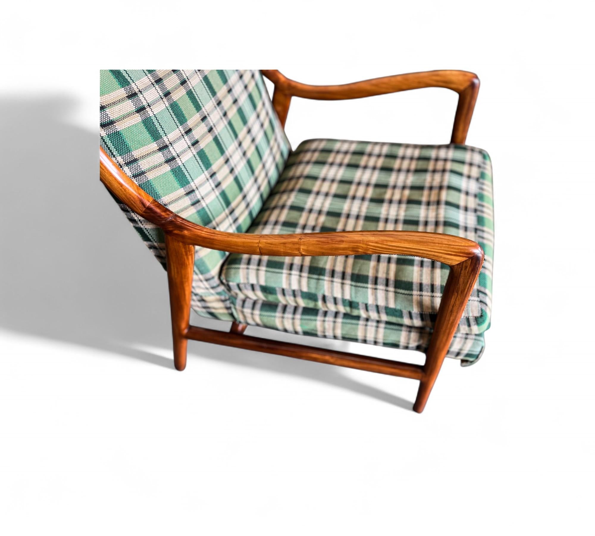 Sillones en Madera y Tela Caviuna, Giuseppe Scapinelli, Años 50 - Lote 833 en venta 4
