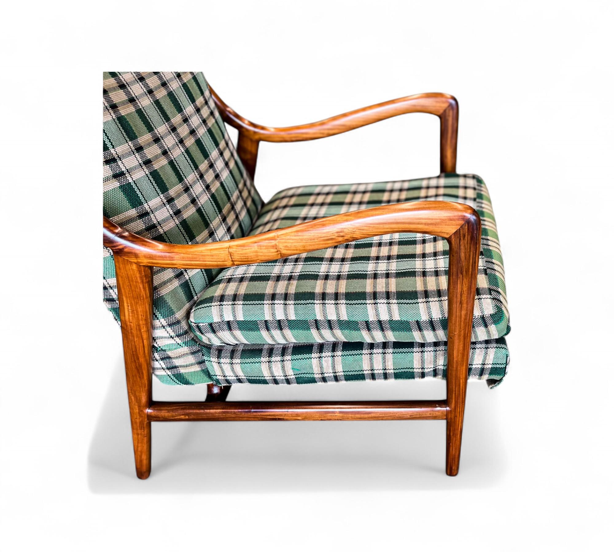 Sillones en Madera y Tela Caviuna, Giuseppe Scapinelli, Años 50 - Lote 833 en venta 6