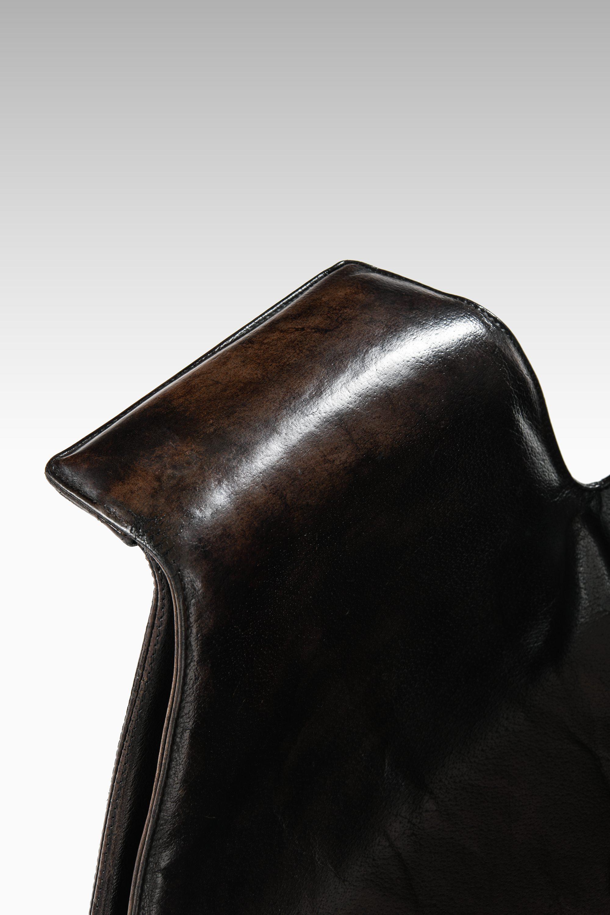 Sillones de cuero y estructura de acero de Preben Fabricius & Jørgen Kastholm, 1969 en venta 1