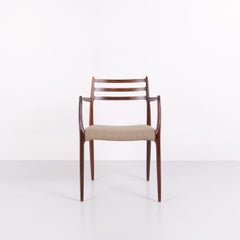 Armchairs in Rosewood Model 62 by Niels Otto Møller from 1962
