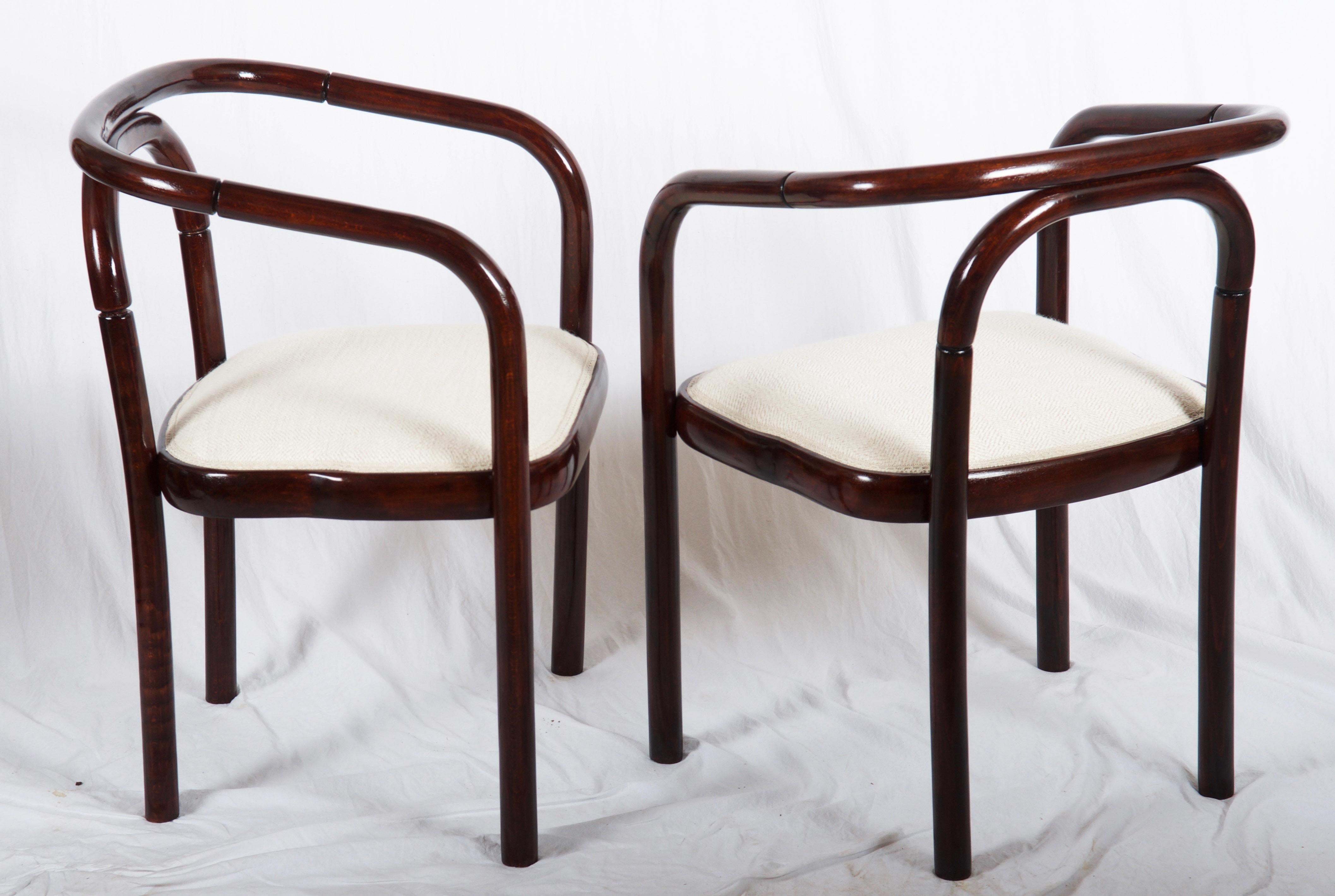 Czech Armchairs in the Style of Poul Henningsen For Sale