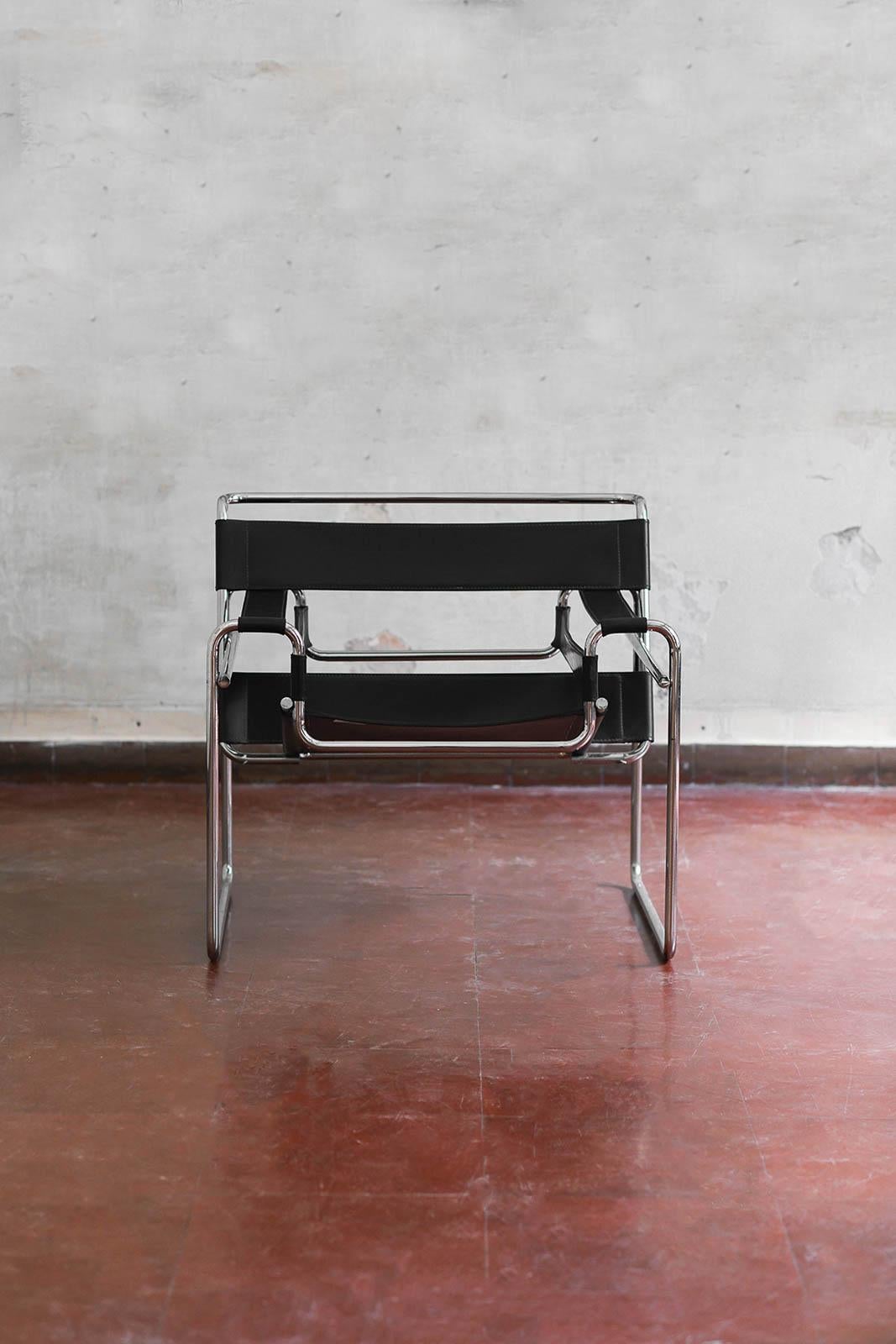 Sessel im Wassily-Stil von Marcel Breuer, 2er-Set, 70er-Jahre im Zustand „Gut“ im Angebot in Roma, RM