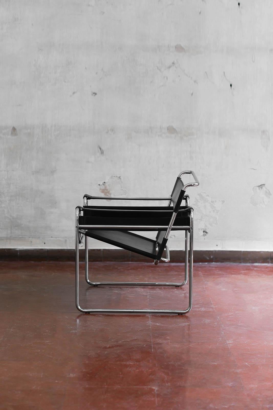 Sessel im Wassily-Stil von Marcel Breuer, 2er-Set, 70er-Jahre (Ende des 20. Jahrhunderts) im Angebot