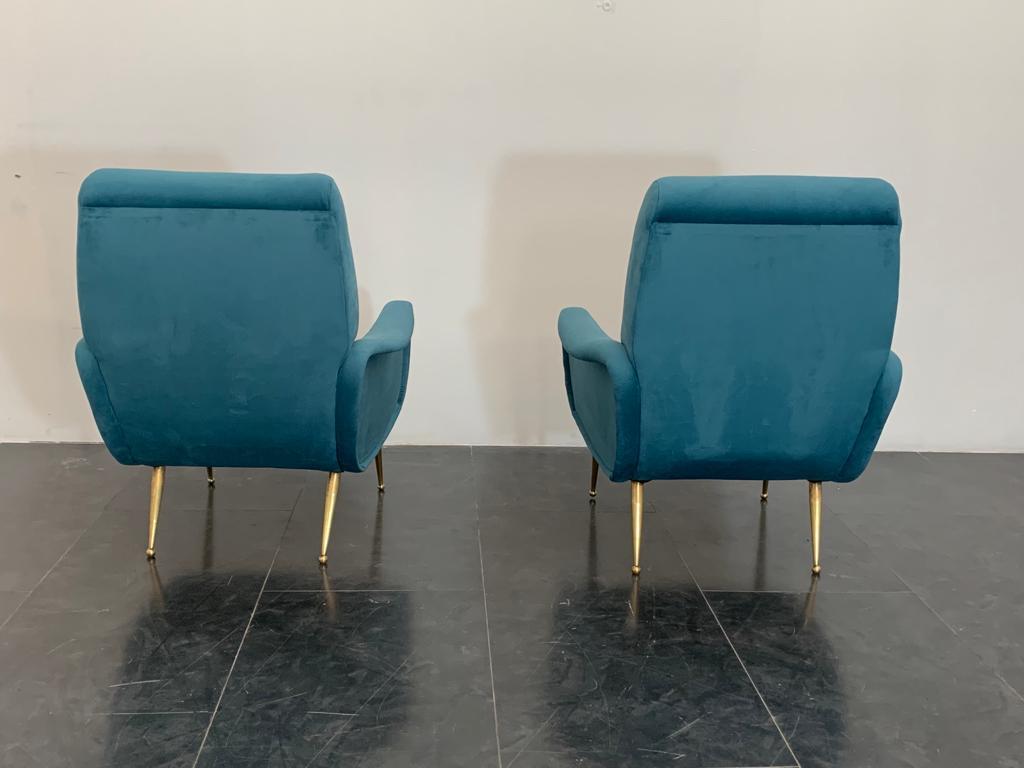 Armchairs Lady in the Style of Marco Zanuso, 1950s, Set of 2 For Sale 3