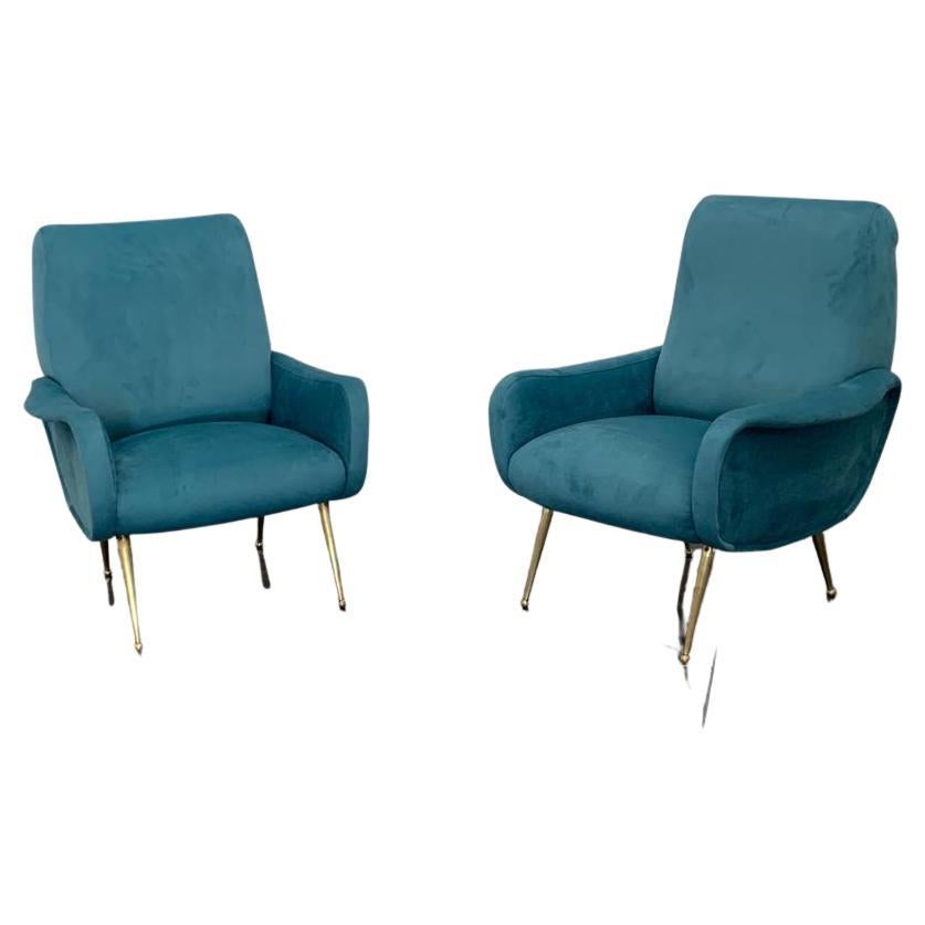 Armchairs Lady by Marco Zanuso, 1950s, Set of 2
