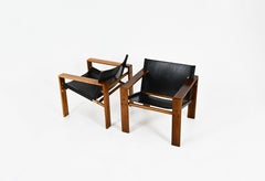 Poltrone "Laser" di Tarcisio Colzani per Mobil Girgi, anni Settanta, set di 2