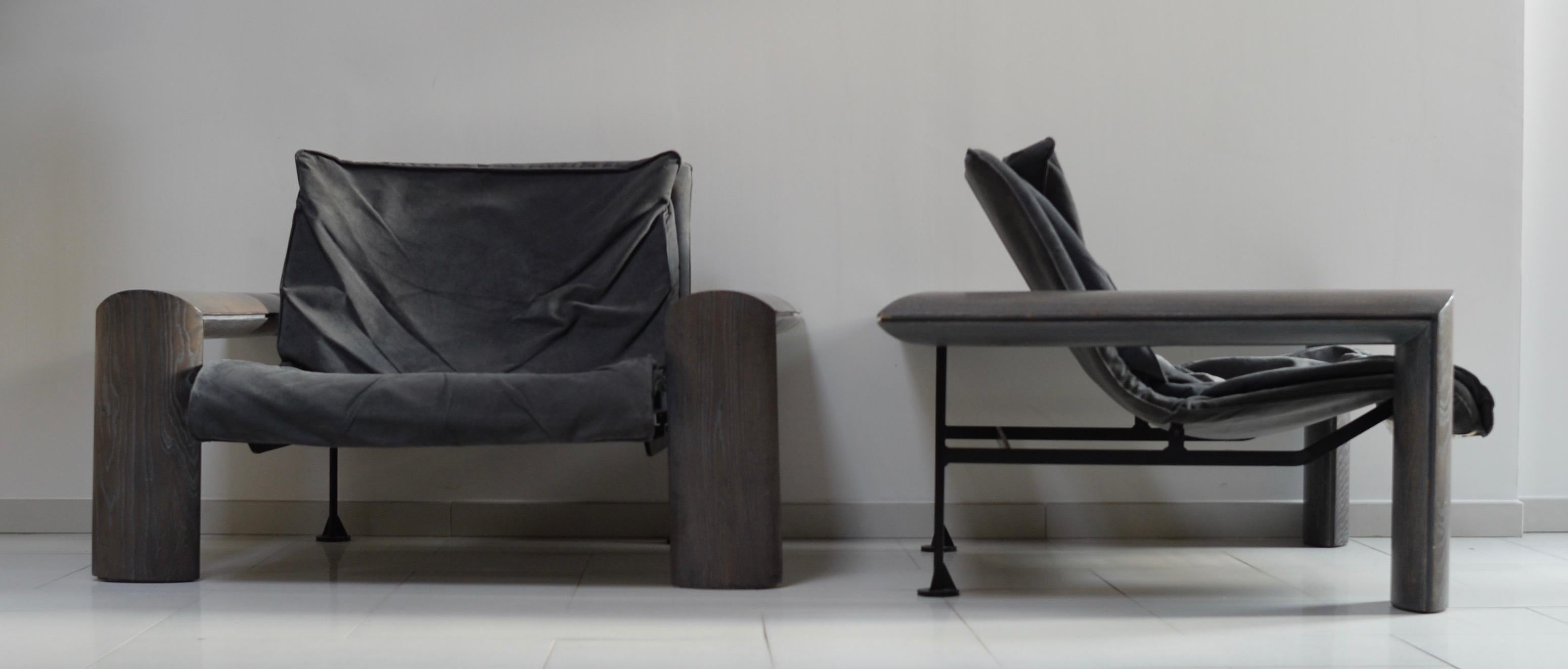Armchairs Maestro by Jean Louis Berthet, 1980s, Set of 2 4
