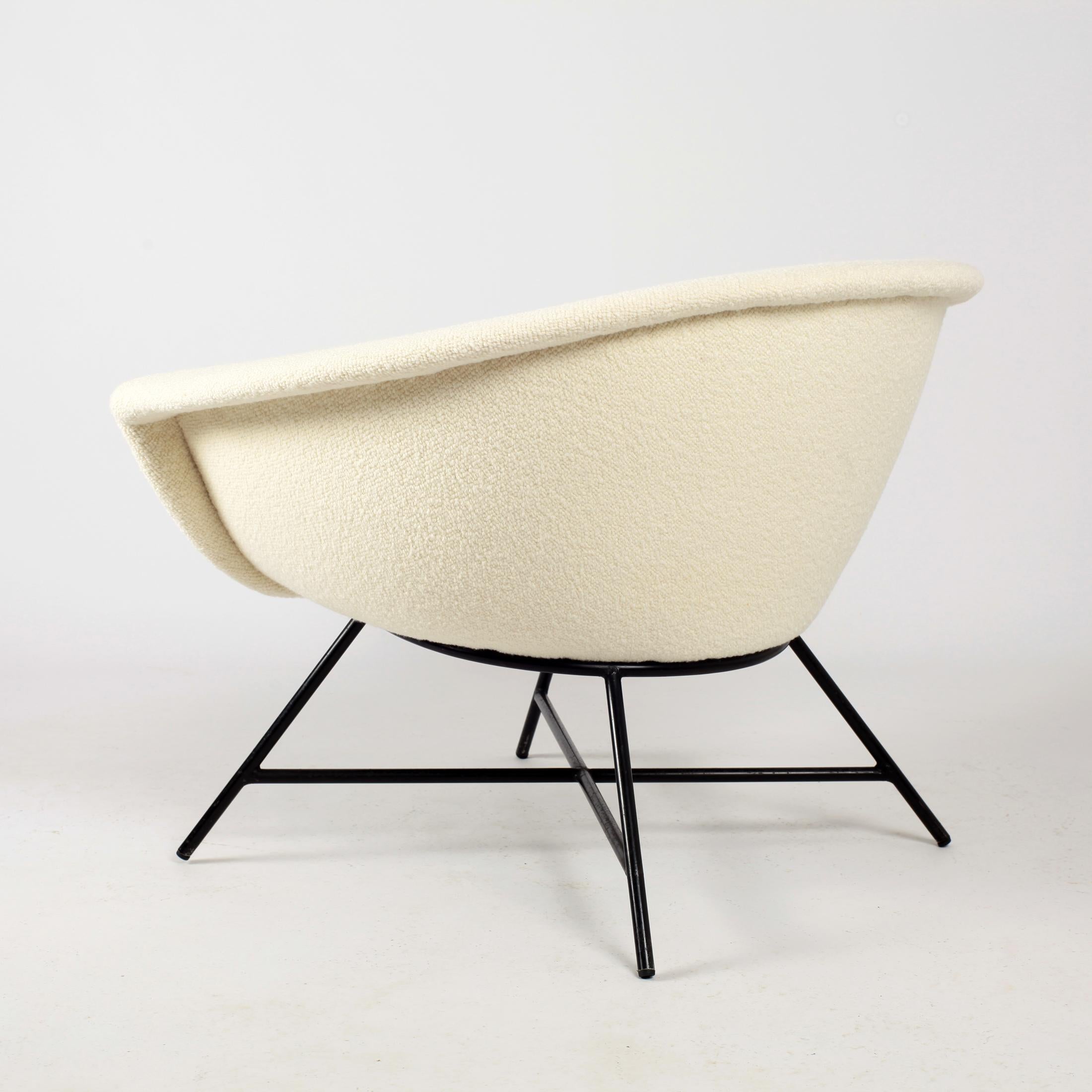 Armchairs Model 58 Genevieve Dangles & Christian Defrance for Burov, 1950s In Good Condition In Saint  Ouen, FR